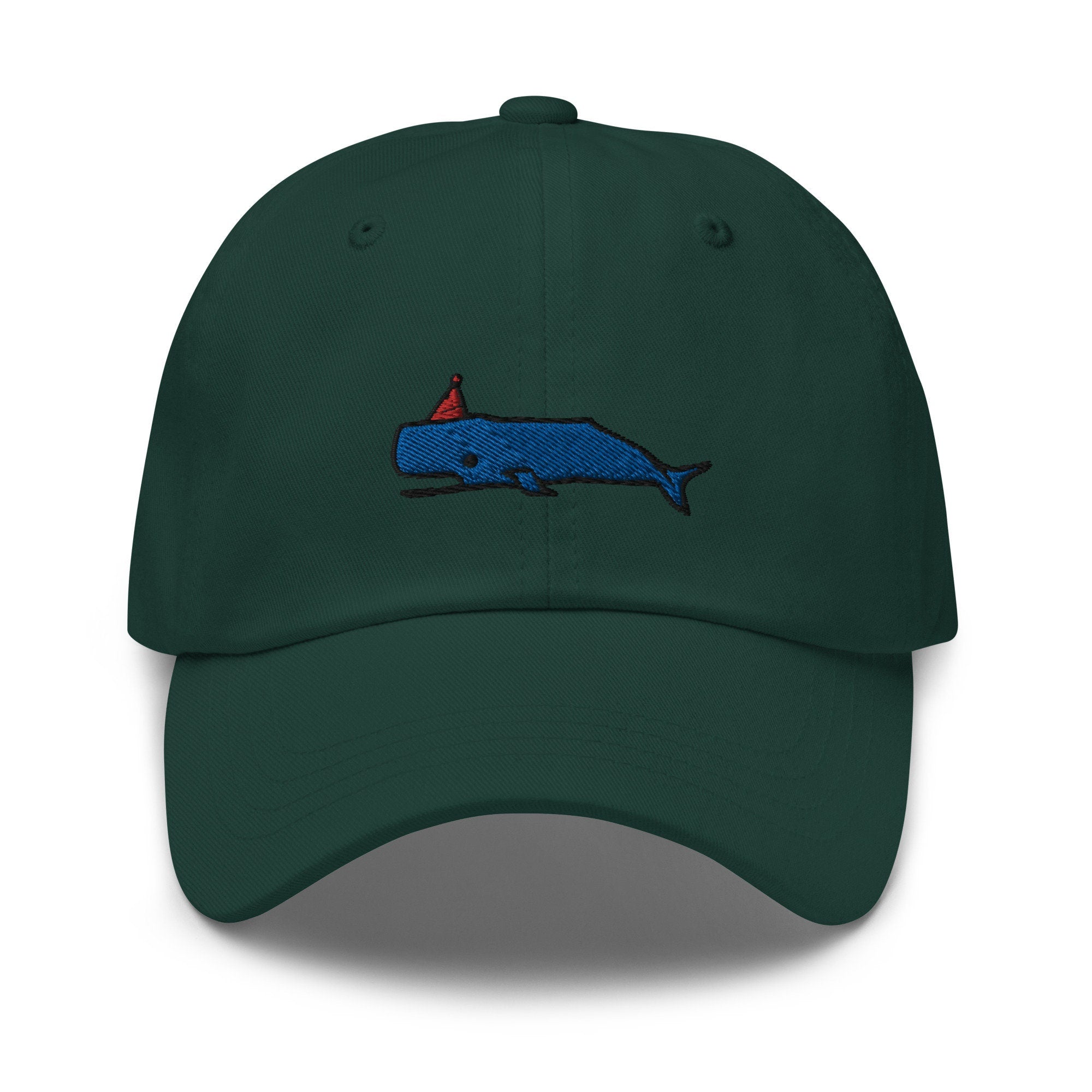 Party Whale Embroidered Dad Hat