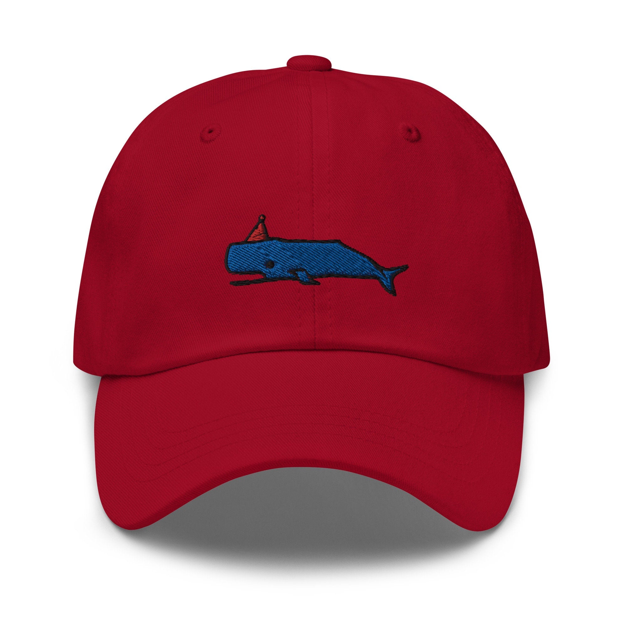 Party Whale Embroidered Dad Hat