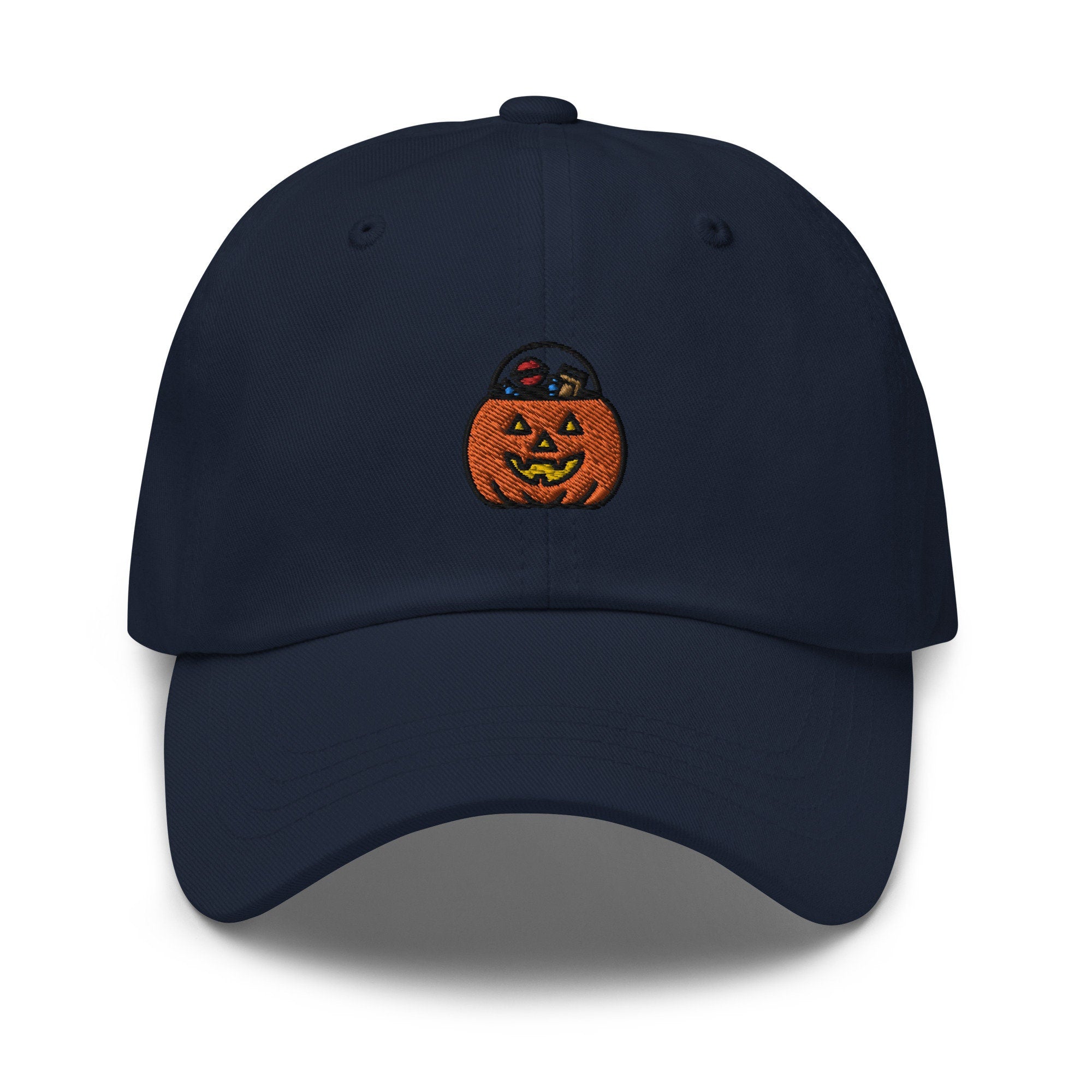 Jack O'Lantern Embroidered Dad Hat