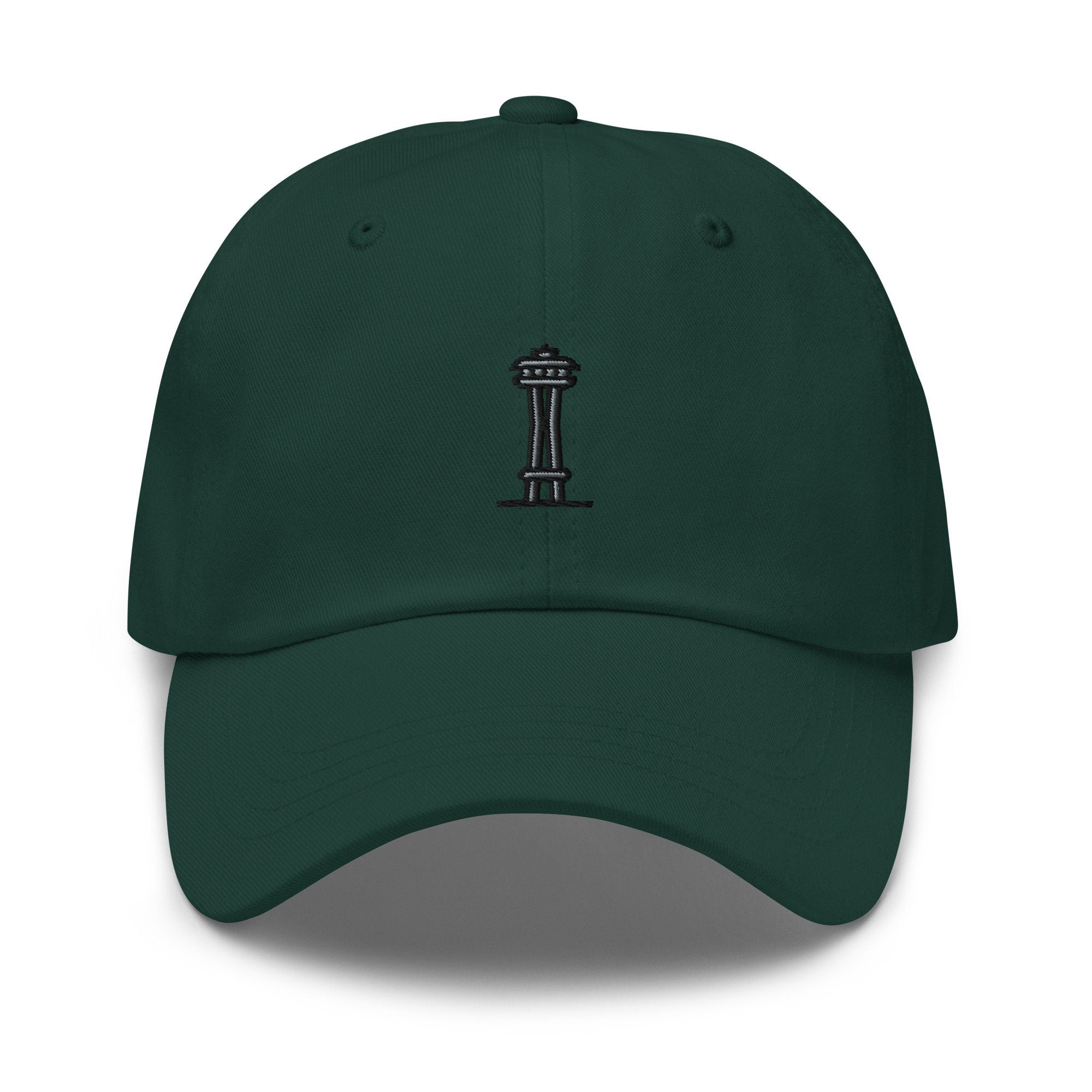 Seattle Space Needle Embroidered Dad Hat