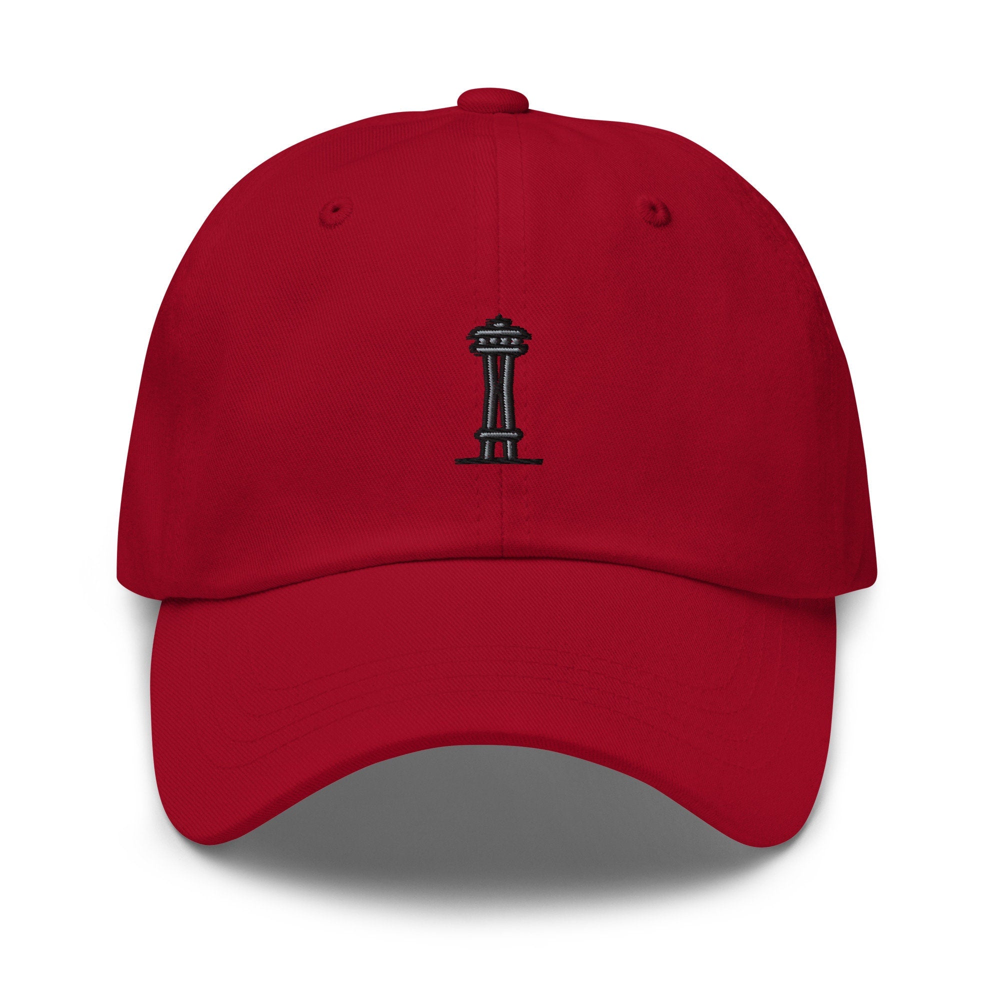 Seattle Space Needle Embroidered Dad Hat