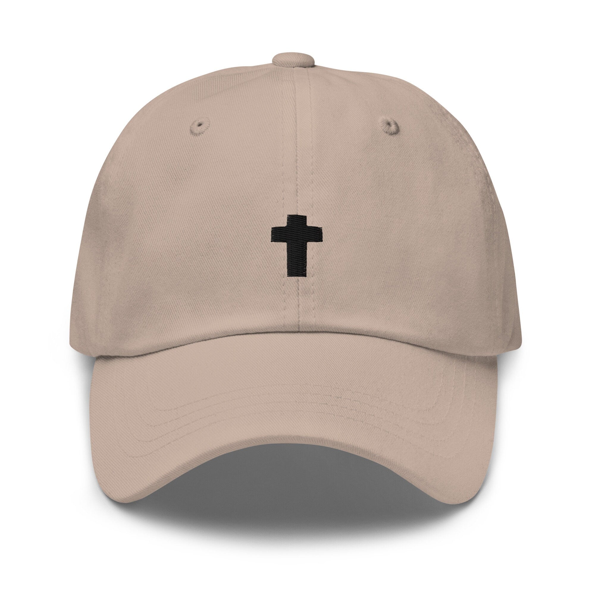 Cross Embroidered Dad Hat