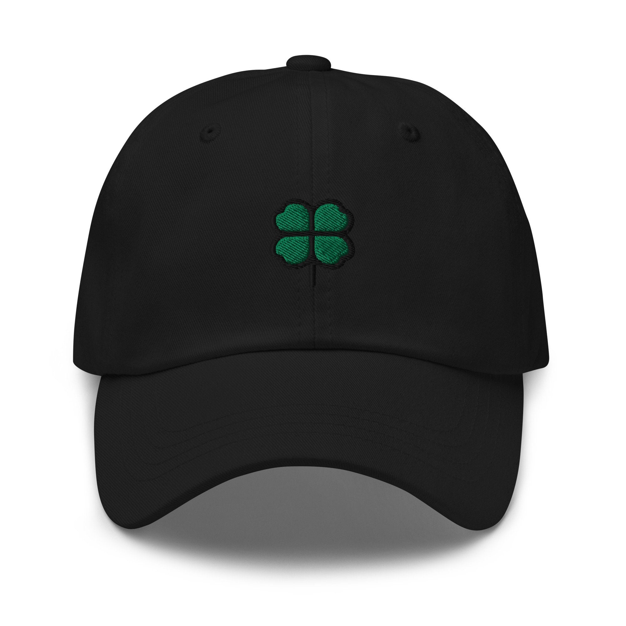 Four Leaf Clover Embroidered Dad Hat