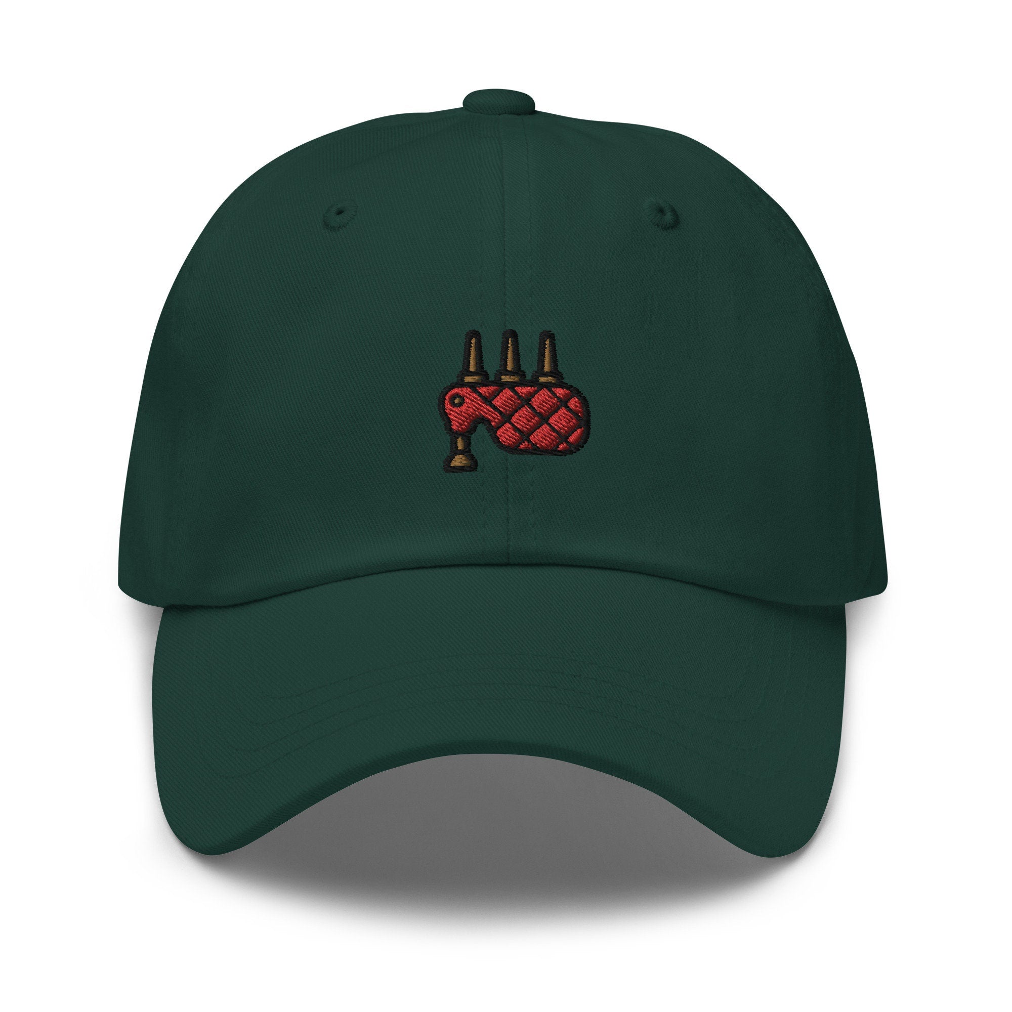Bagpipes Embroidered Dad Hat