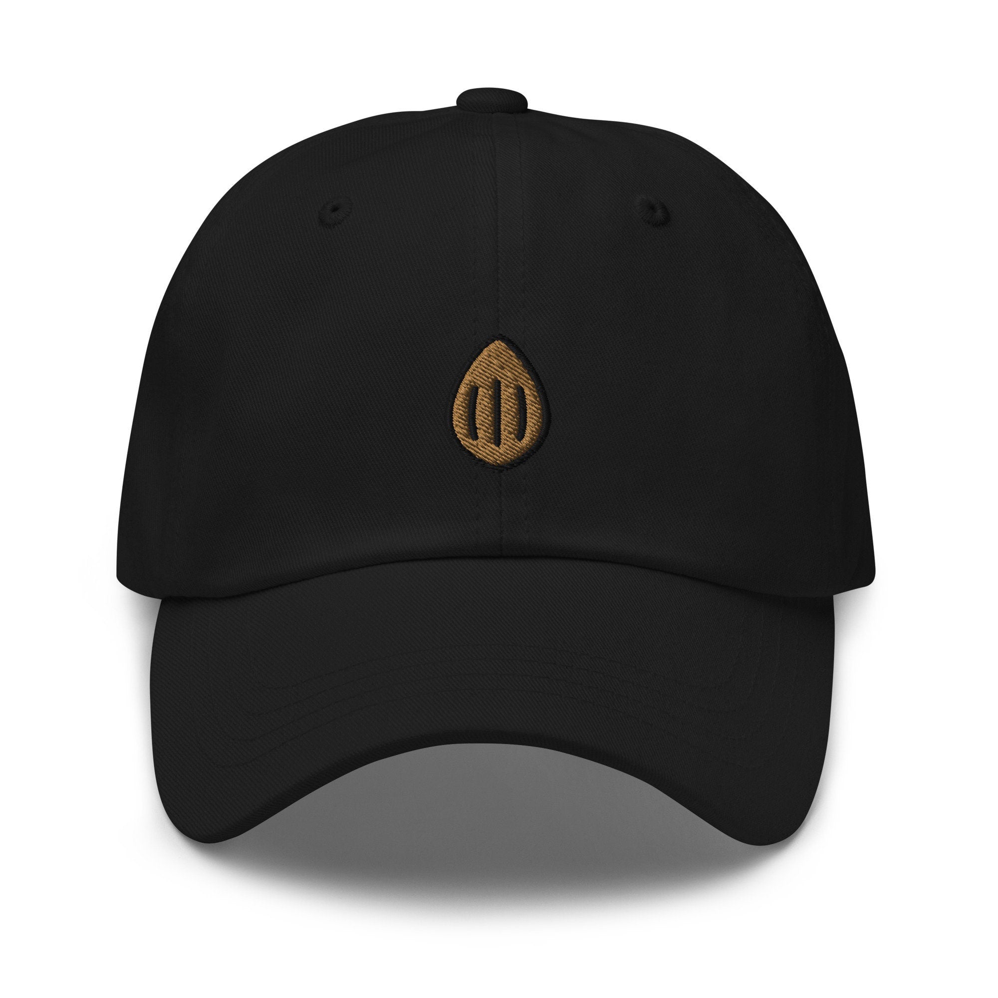 Almond Embroidered Dad Hat
