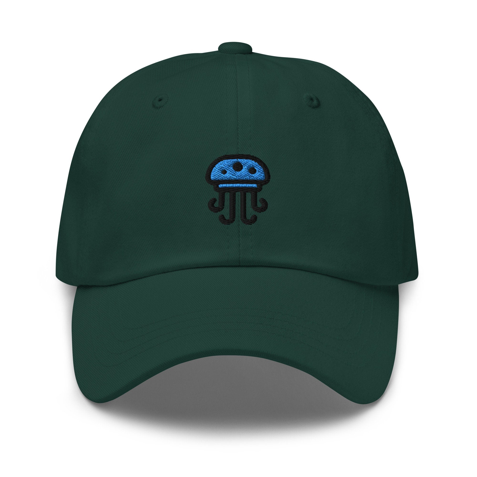 Jellyfish Embroidered Dad Hat