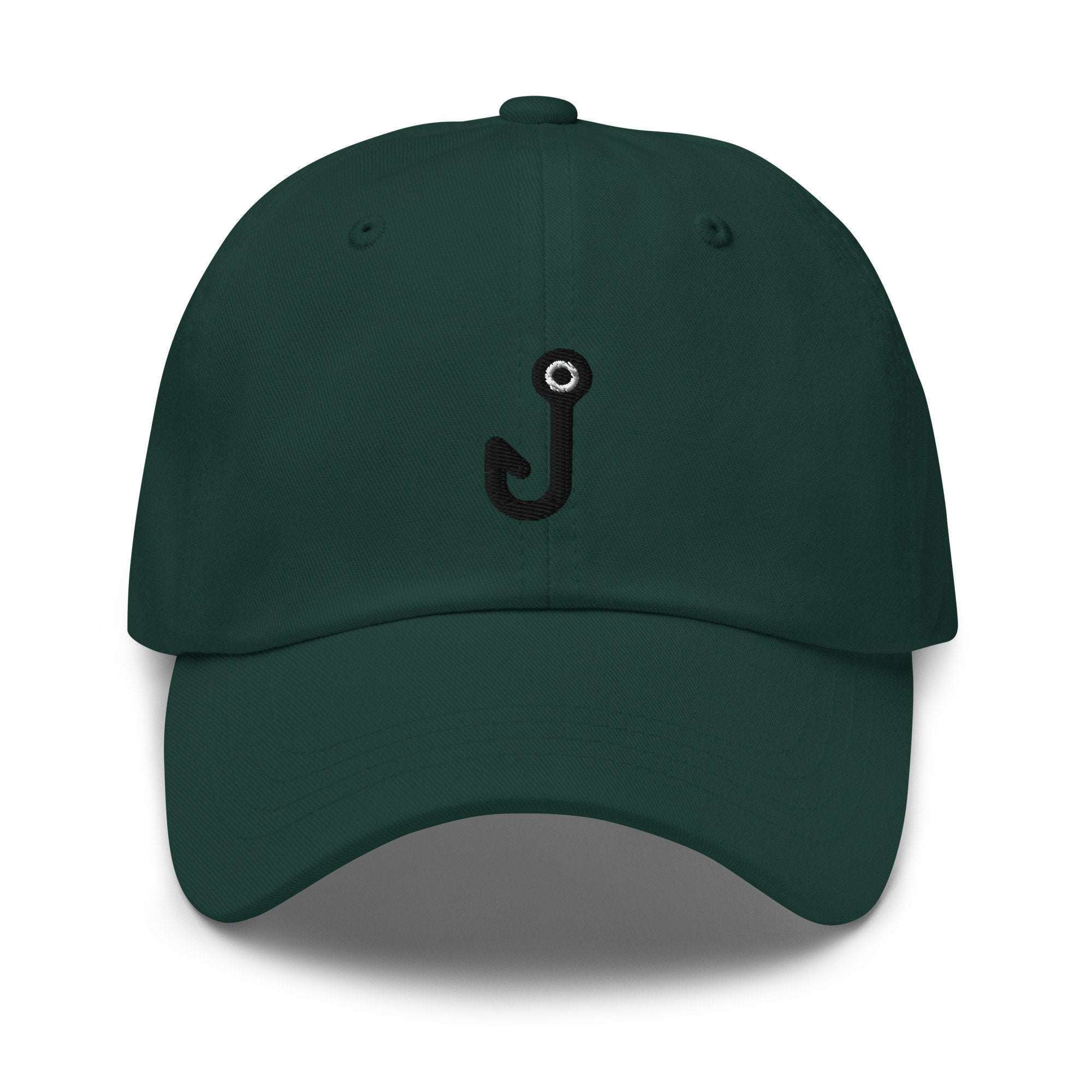 Fishing Hook Embroidered Dad Hat