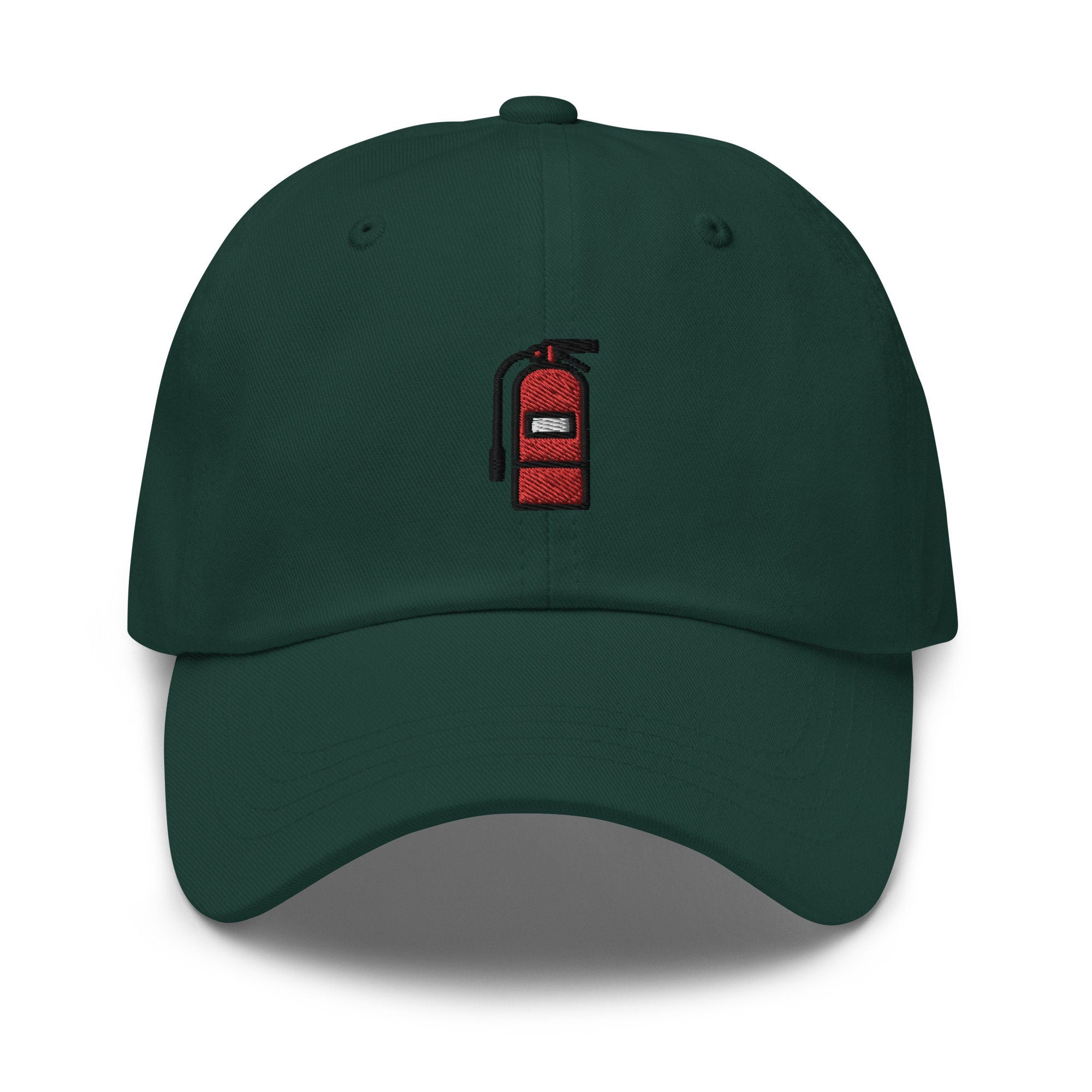 Fire Extinguisher Embroidered Dad Hat