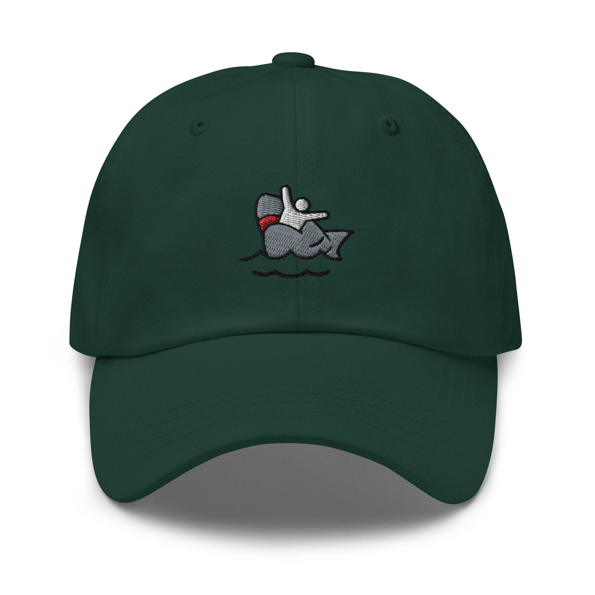 Shark Attack Embroidered Dad Hat