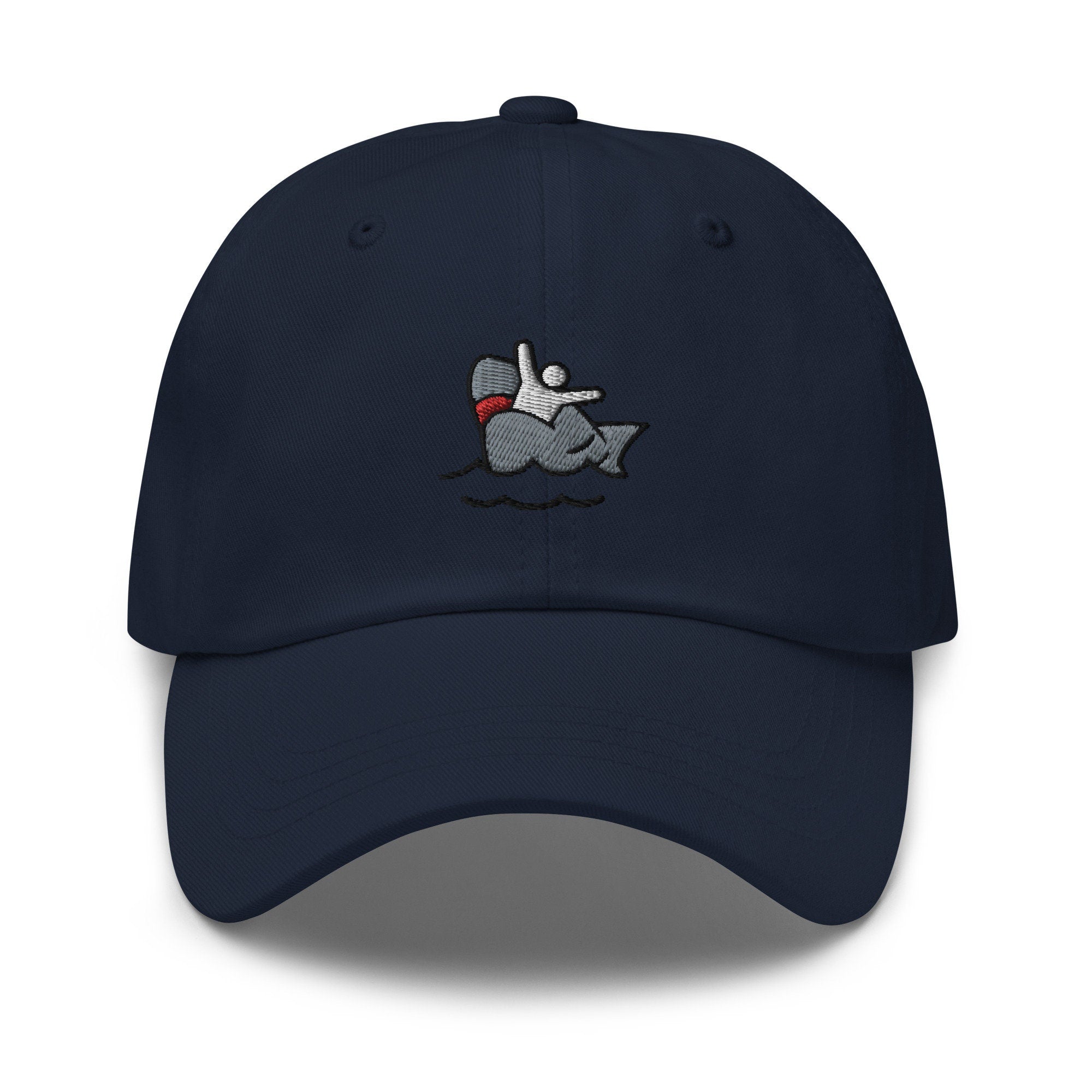Shark Attack Embroidered Dad Hat