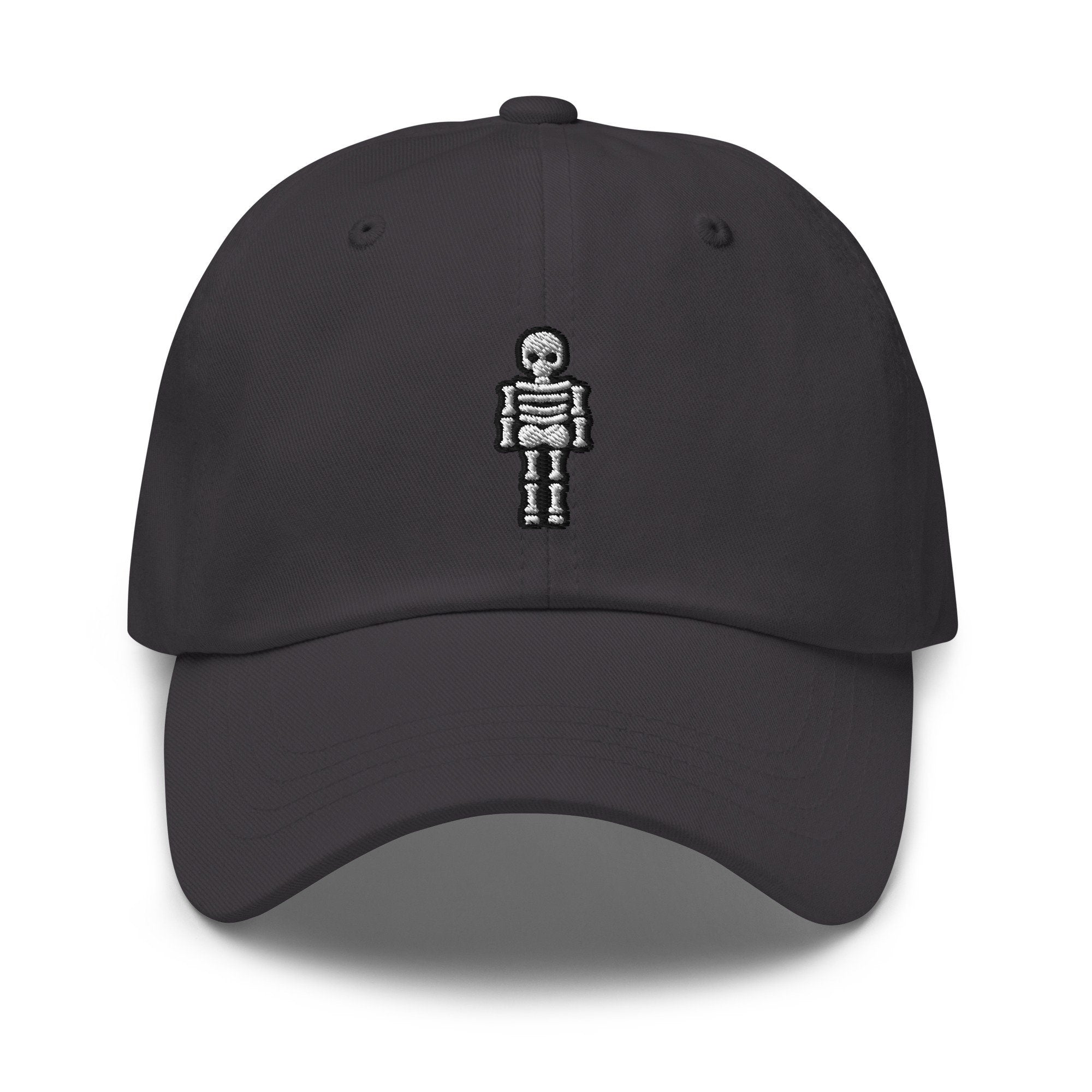 Skeleton Embroidered Dad Hat