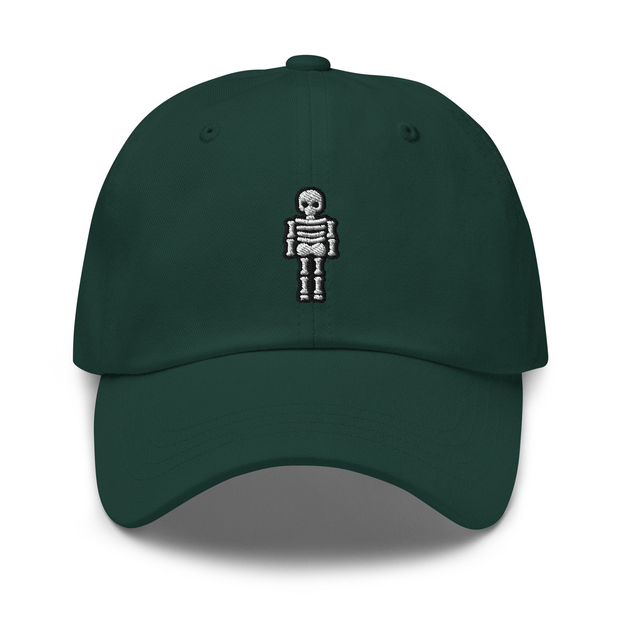 Skeleton Embroidered Dad Hat