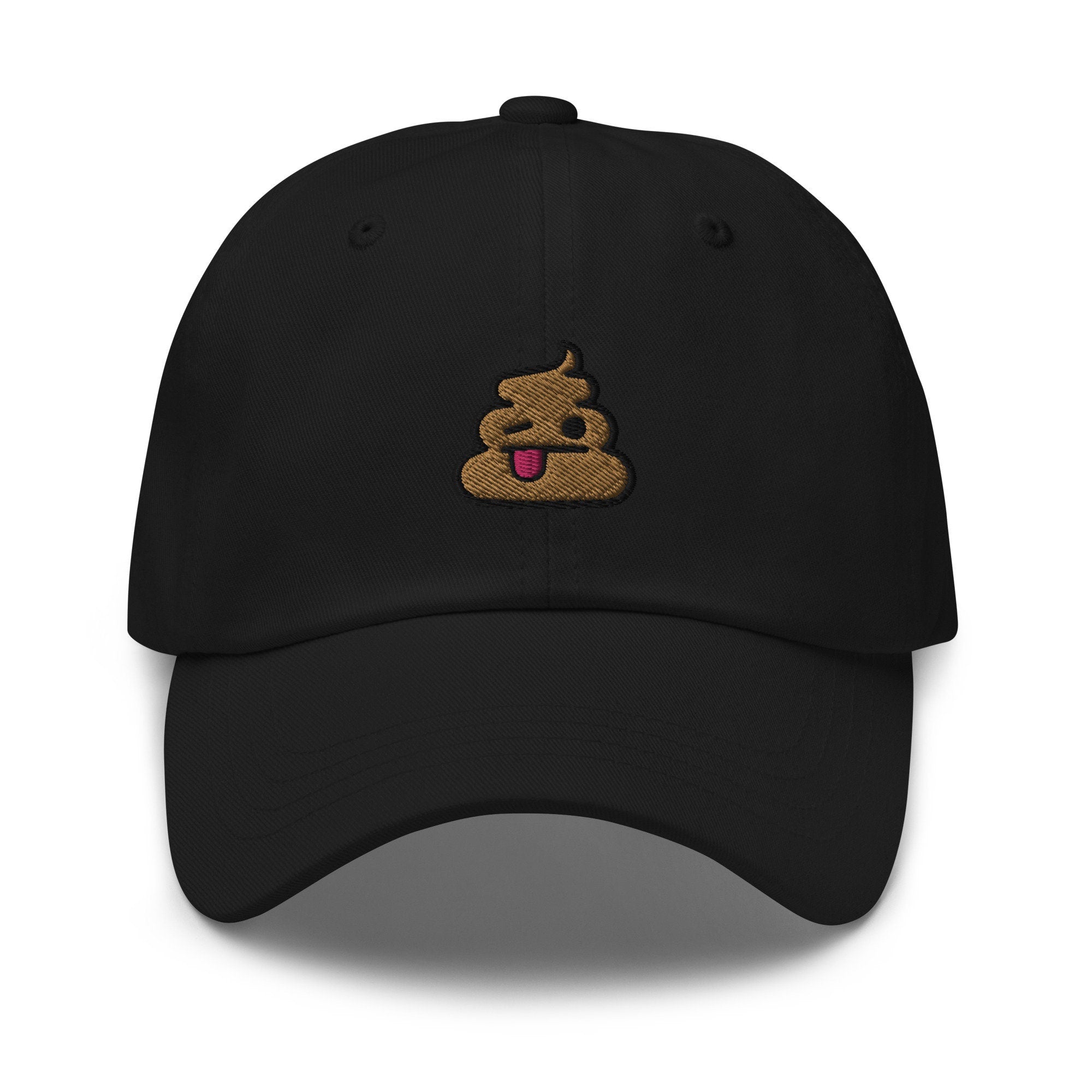 Poop Emoji Embroidered Dad Hat