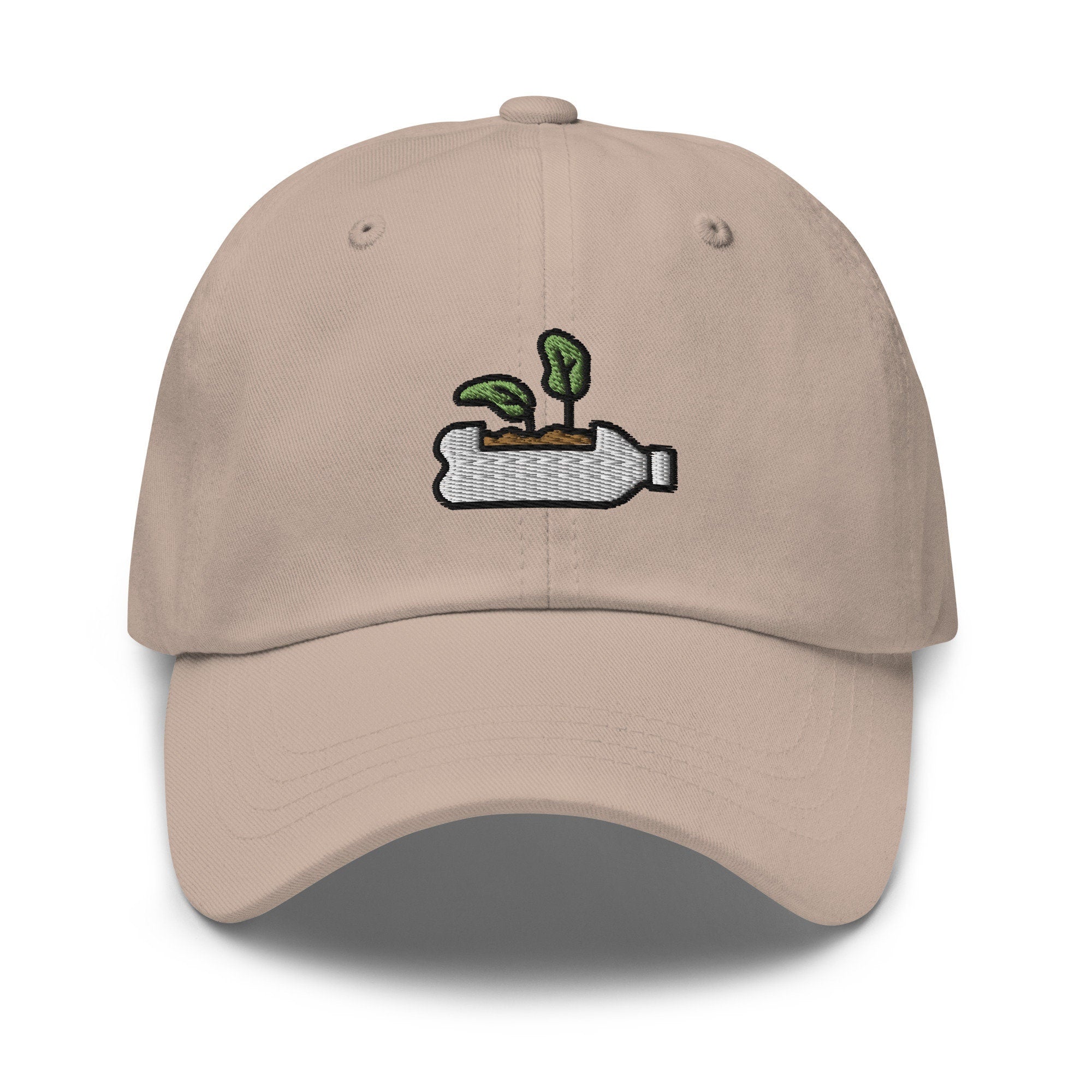 Plant Bottle Embroidered Dad Hat