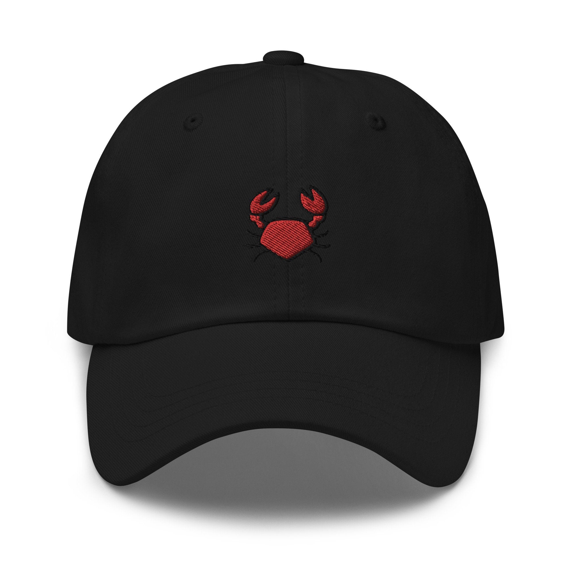 Crab Embroidered Dad Hat