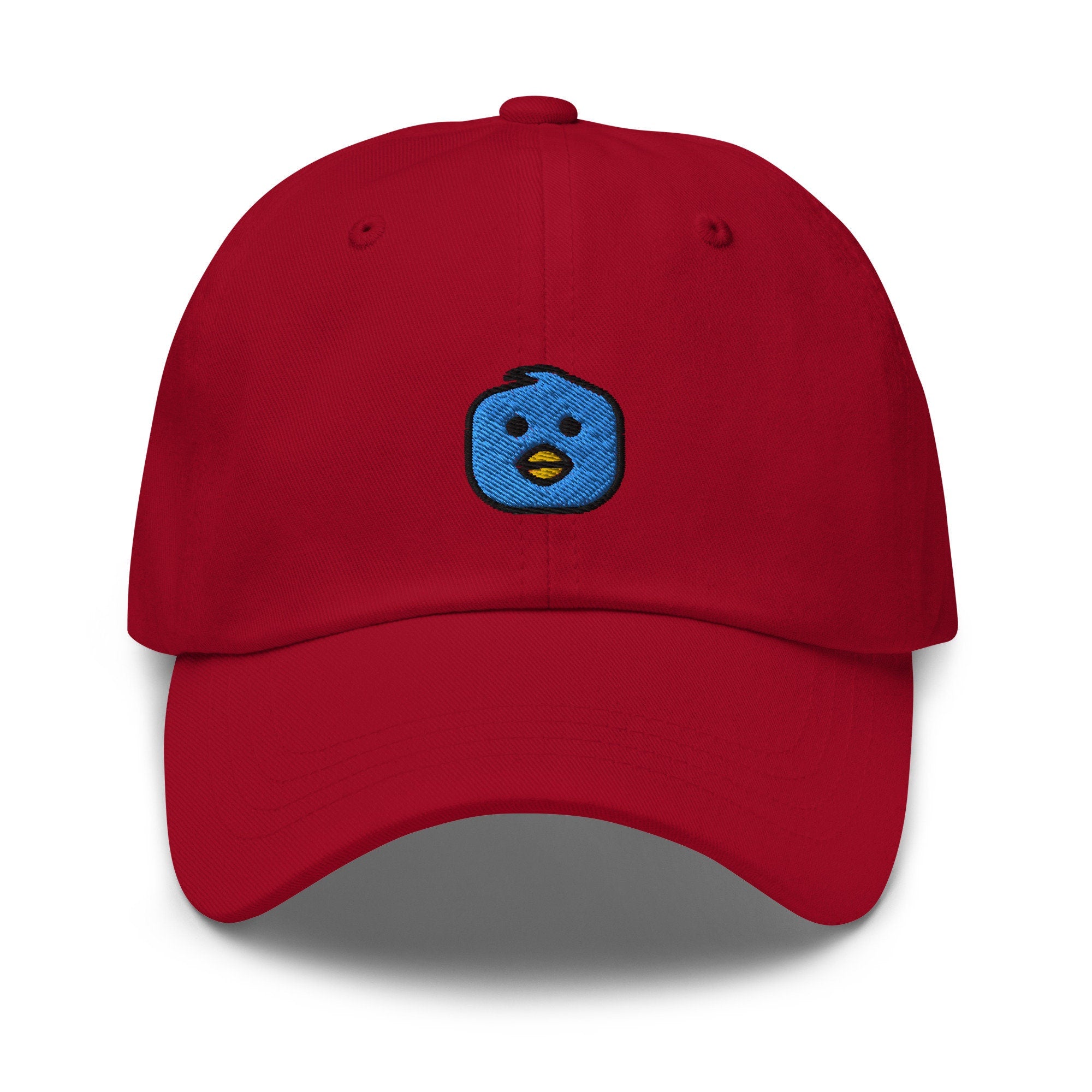 Bird Face Embroidered Dad Hat