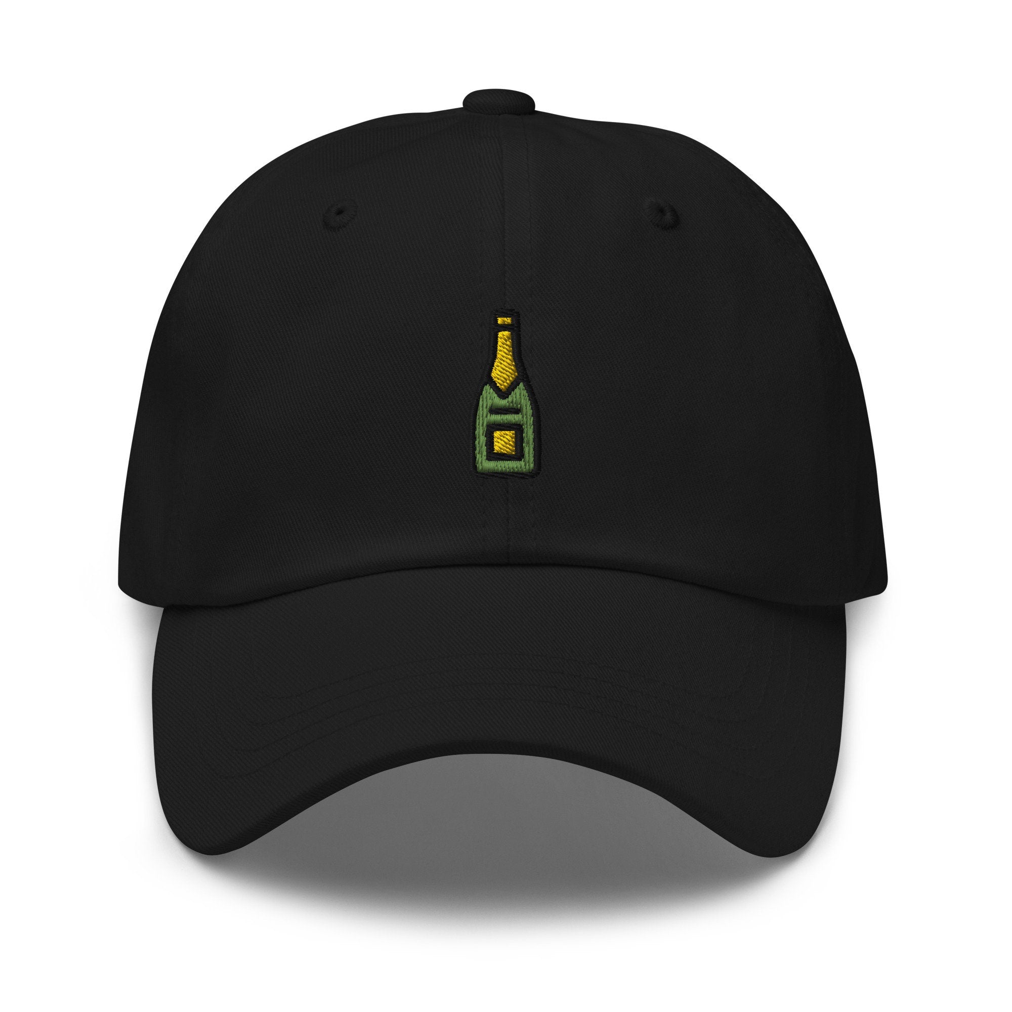 Champagne Bottle Embroidered Dad Hat