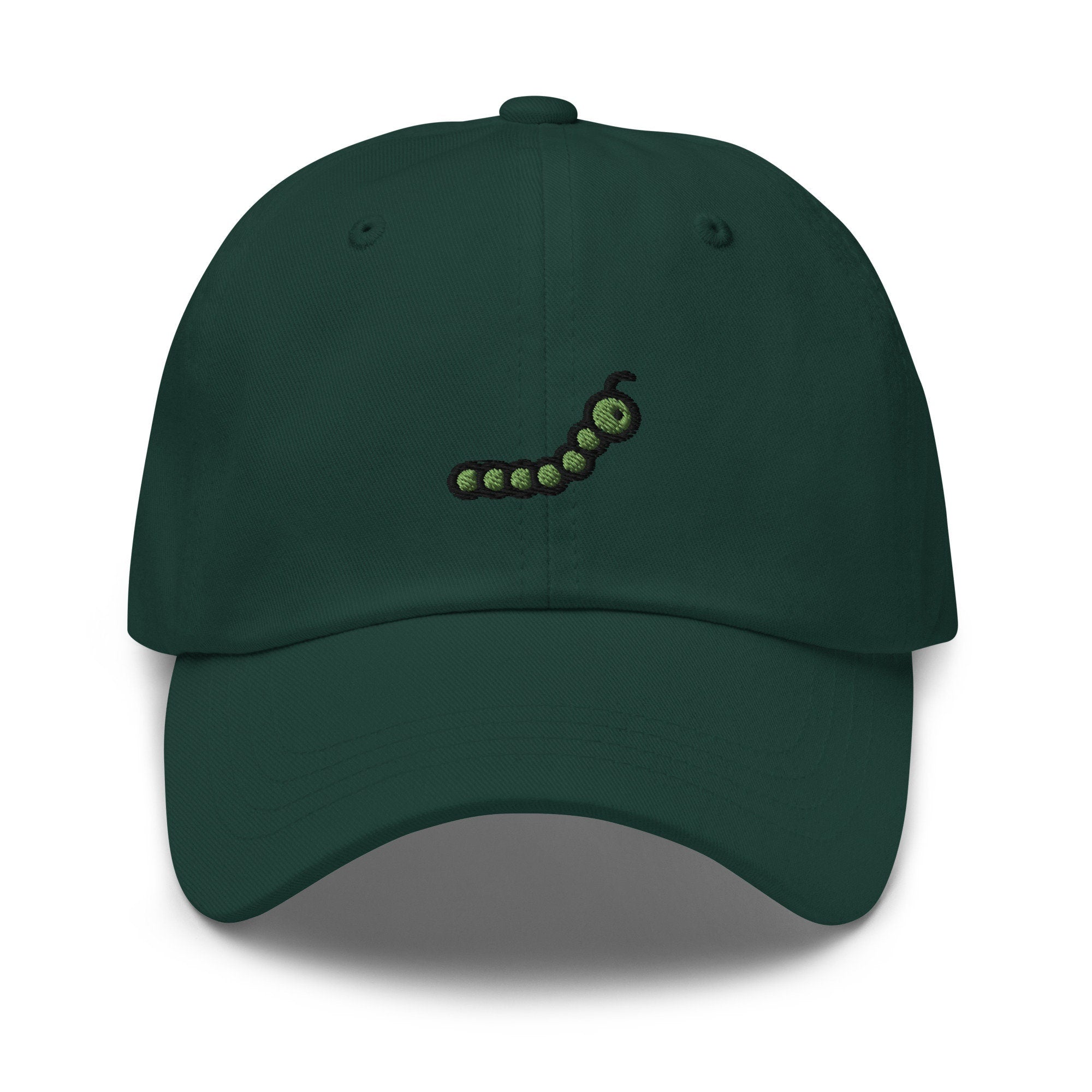 Caterpillar Embroidered Dad Hat