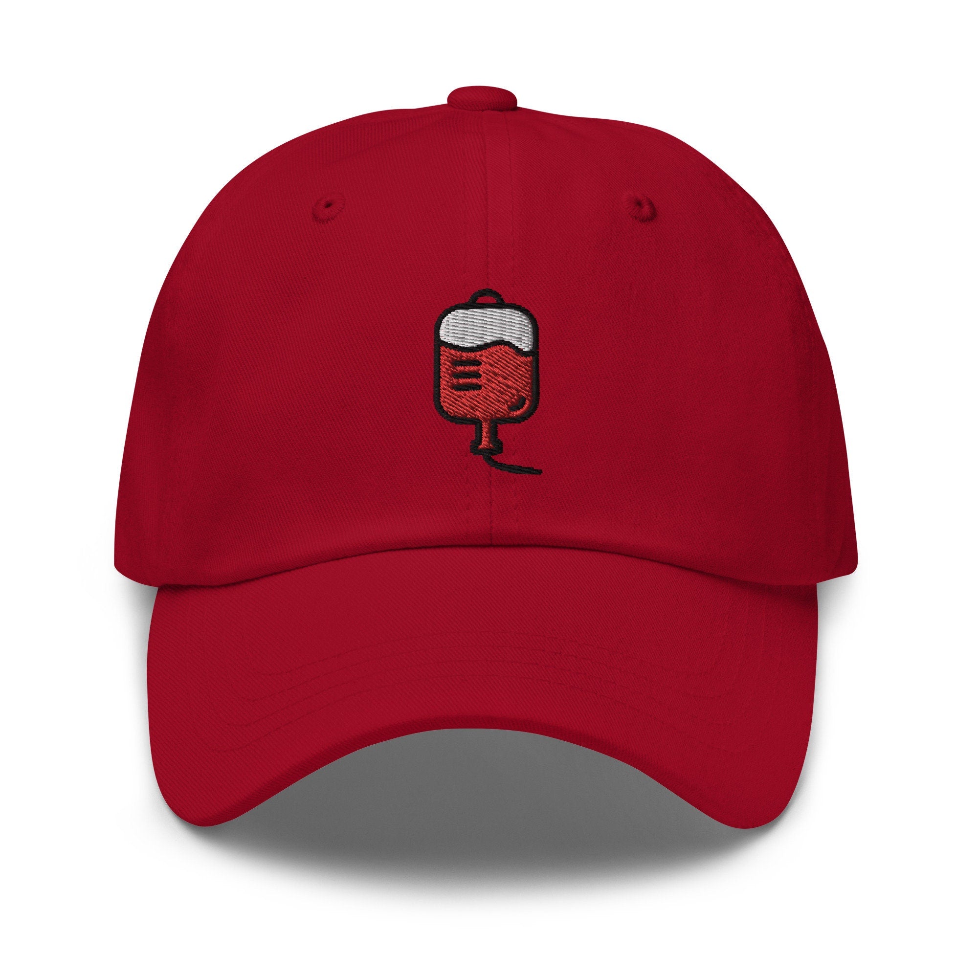 Blood Bag Embroidered Dad Hat