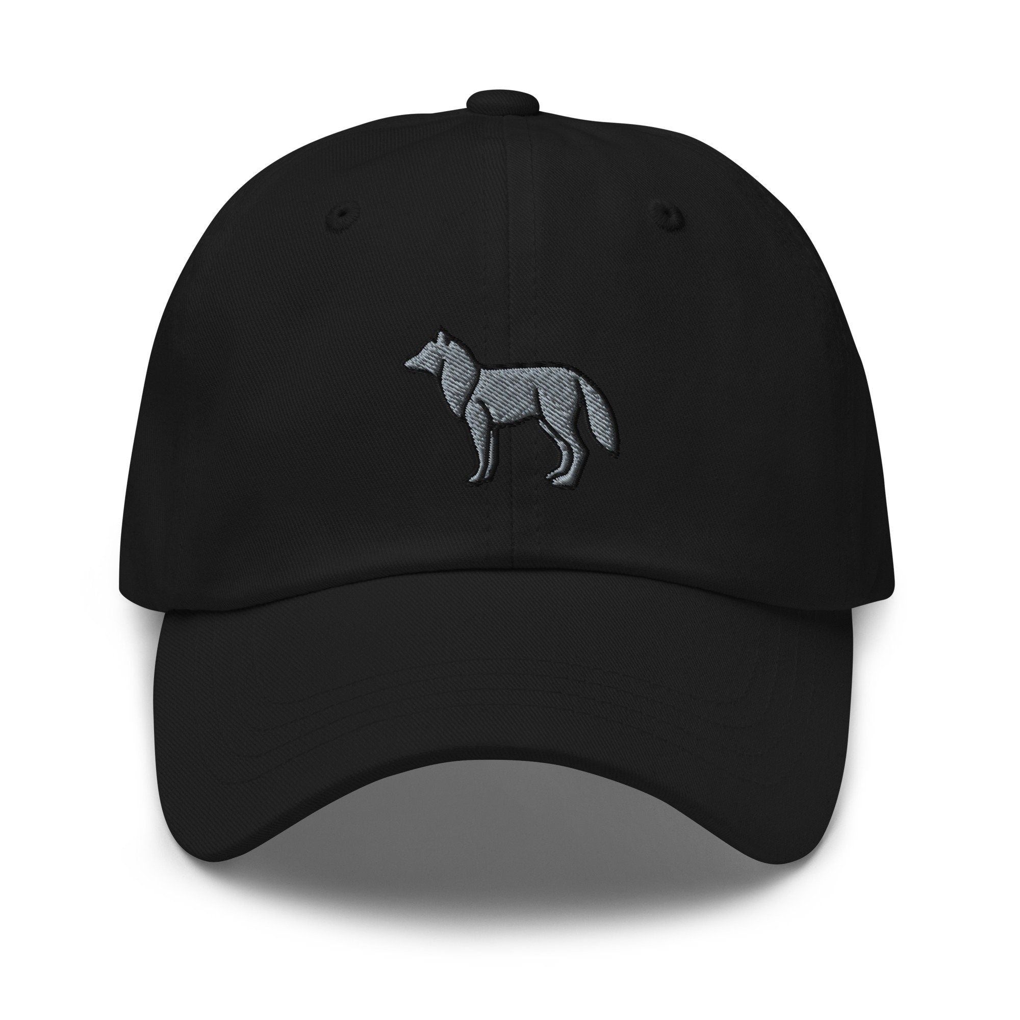 Wolf Embroidered Dad Hat
