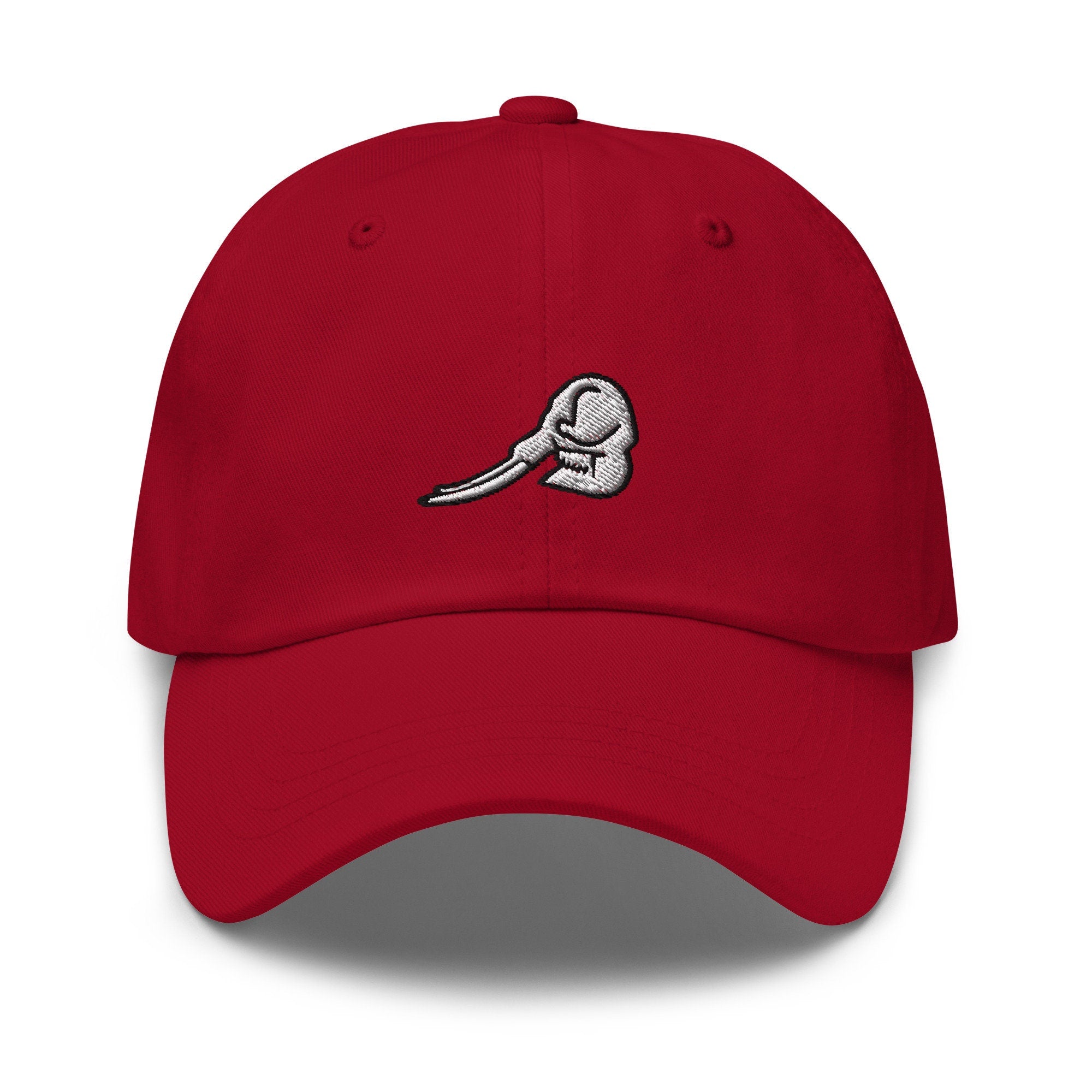 Elephant Skull Embroidered Dad Hat