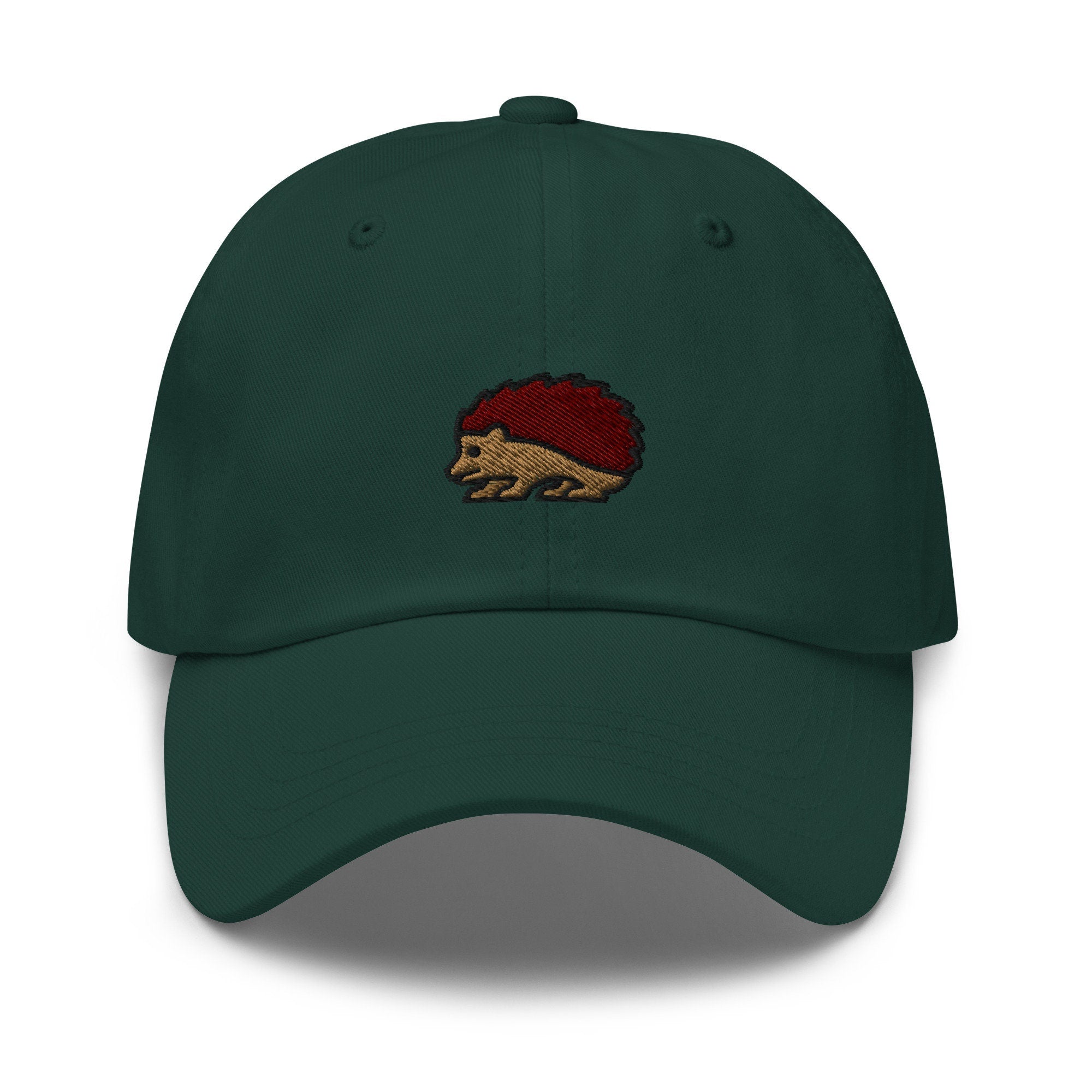 Hedgehog Embroidered Dad Hat