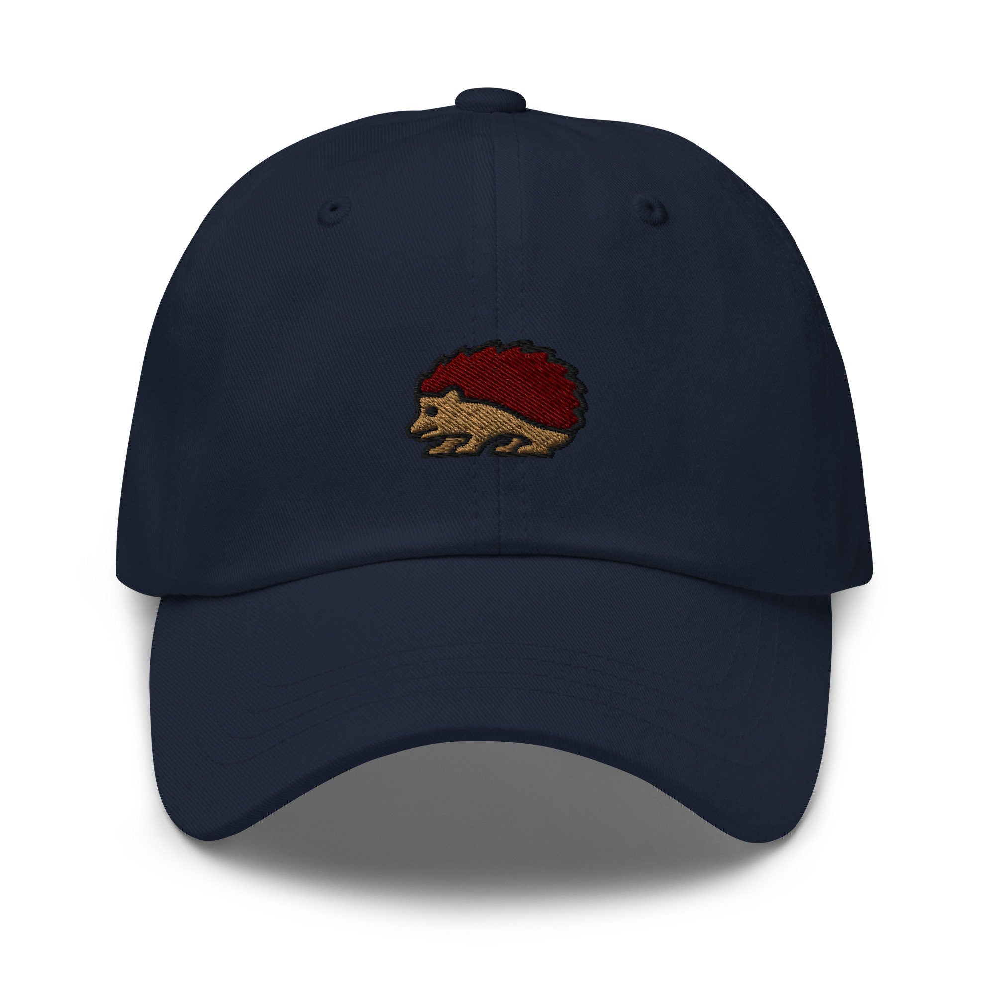 Hedgehog Embroidered Dad Hat