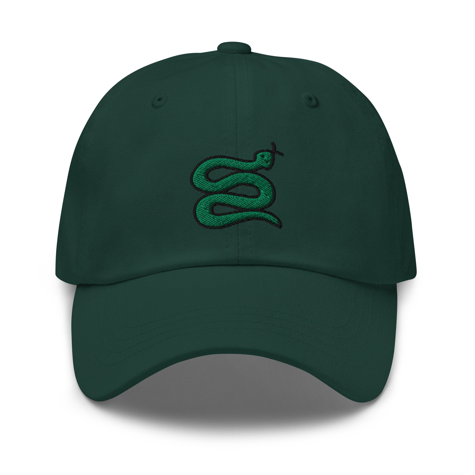 Snake Embroidered Dad Hat
