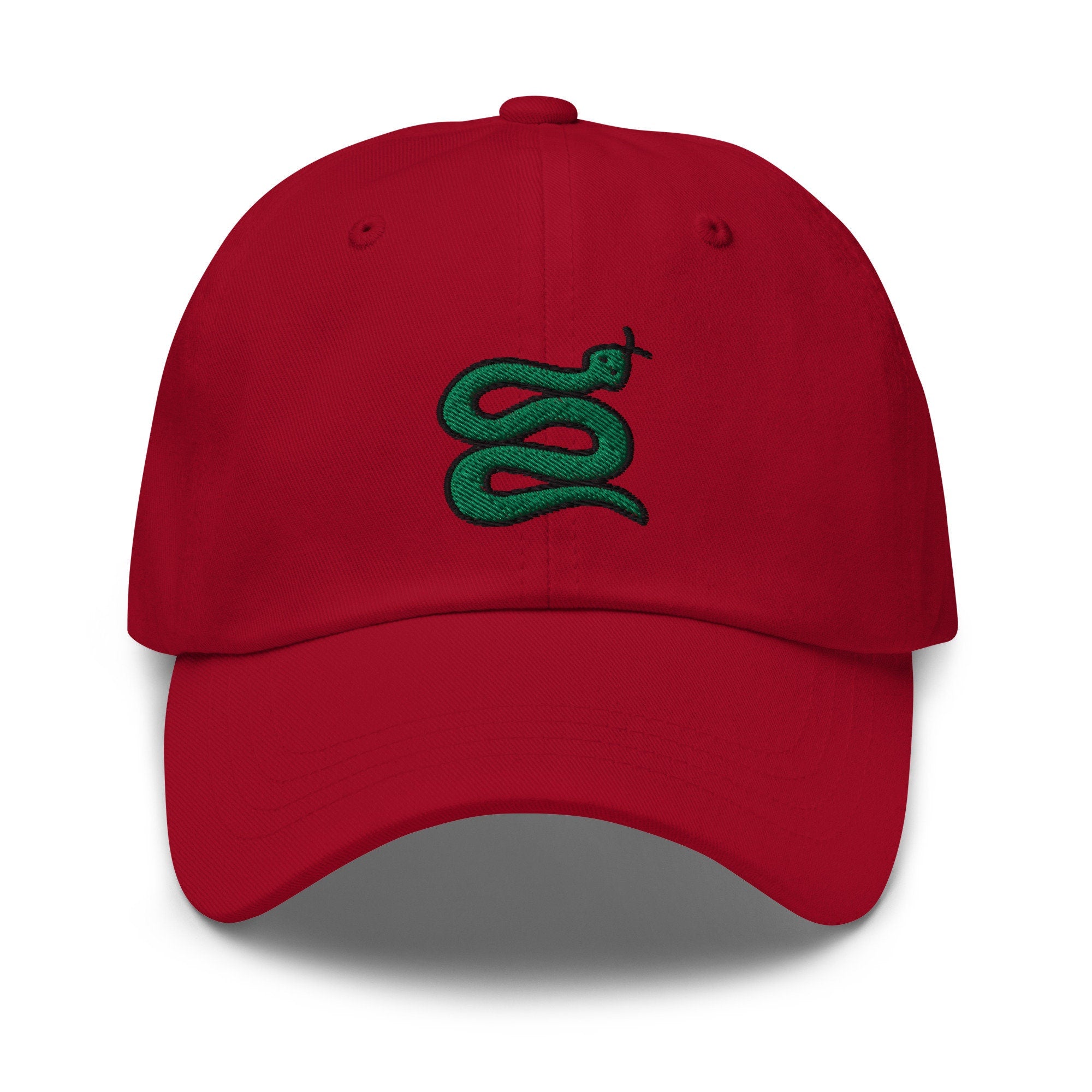 Snake Embroidered Dad Hat