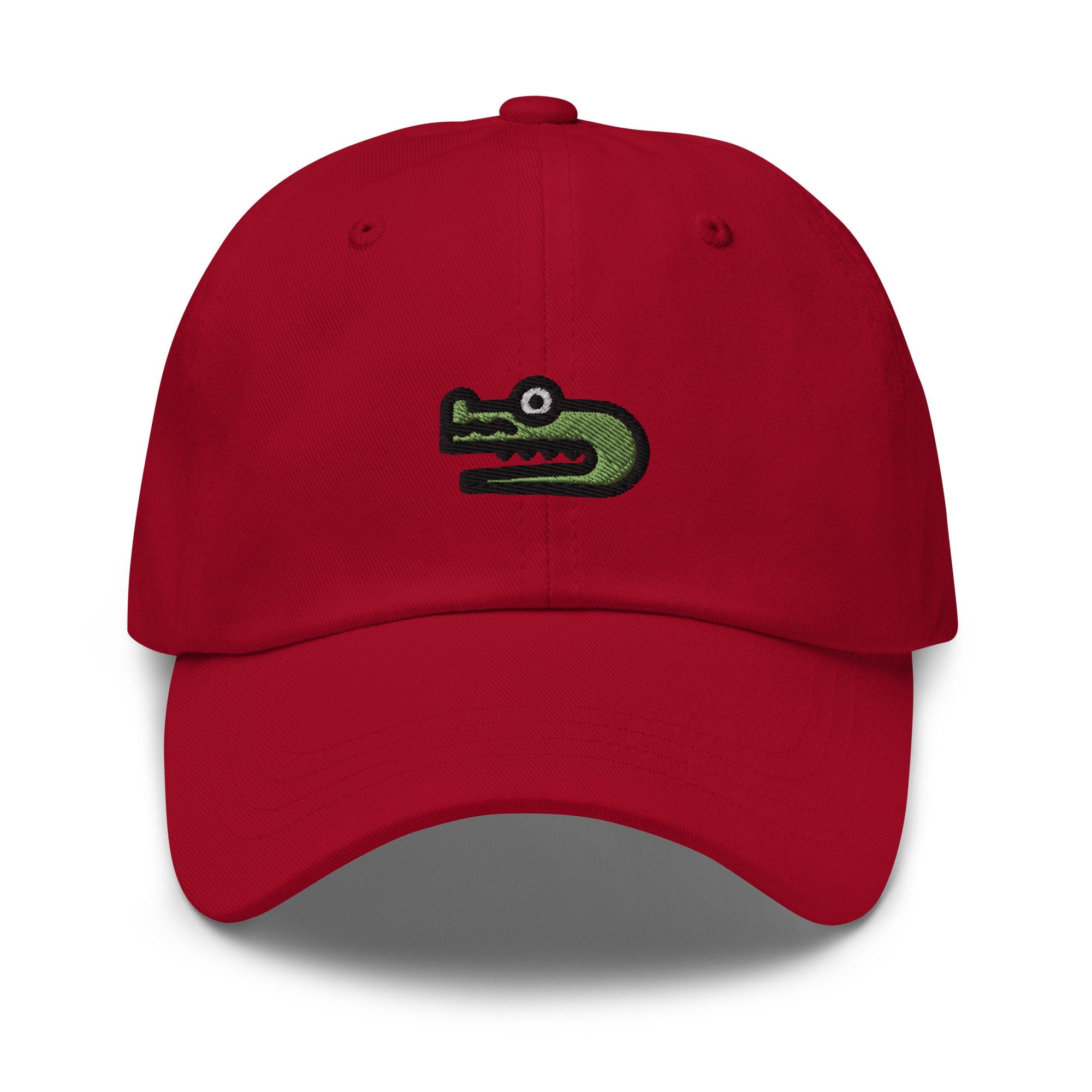 Crocodile Embroidered Dad Hat