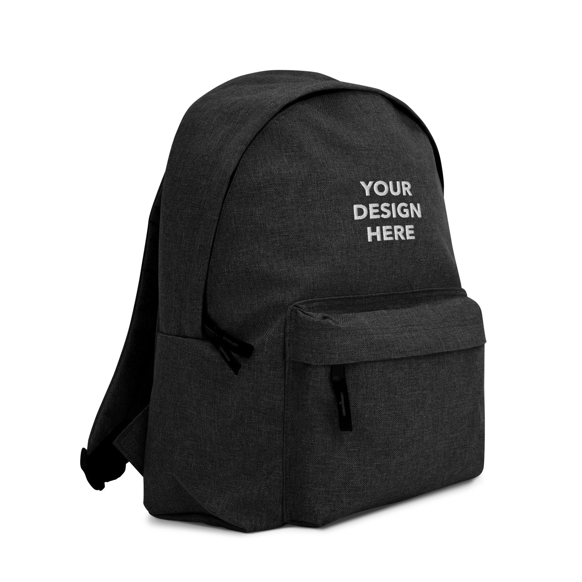 Personalized Embroidered Backpack, Customized Logo Backpack, Embroidery With Your Own Text or Design, Handmade Custom Backpack