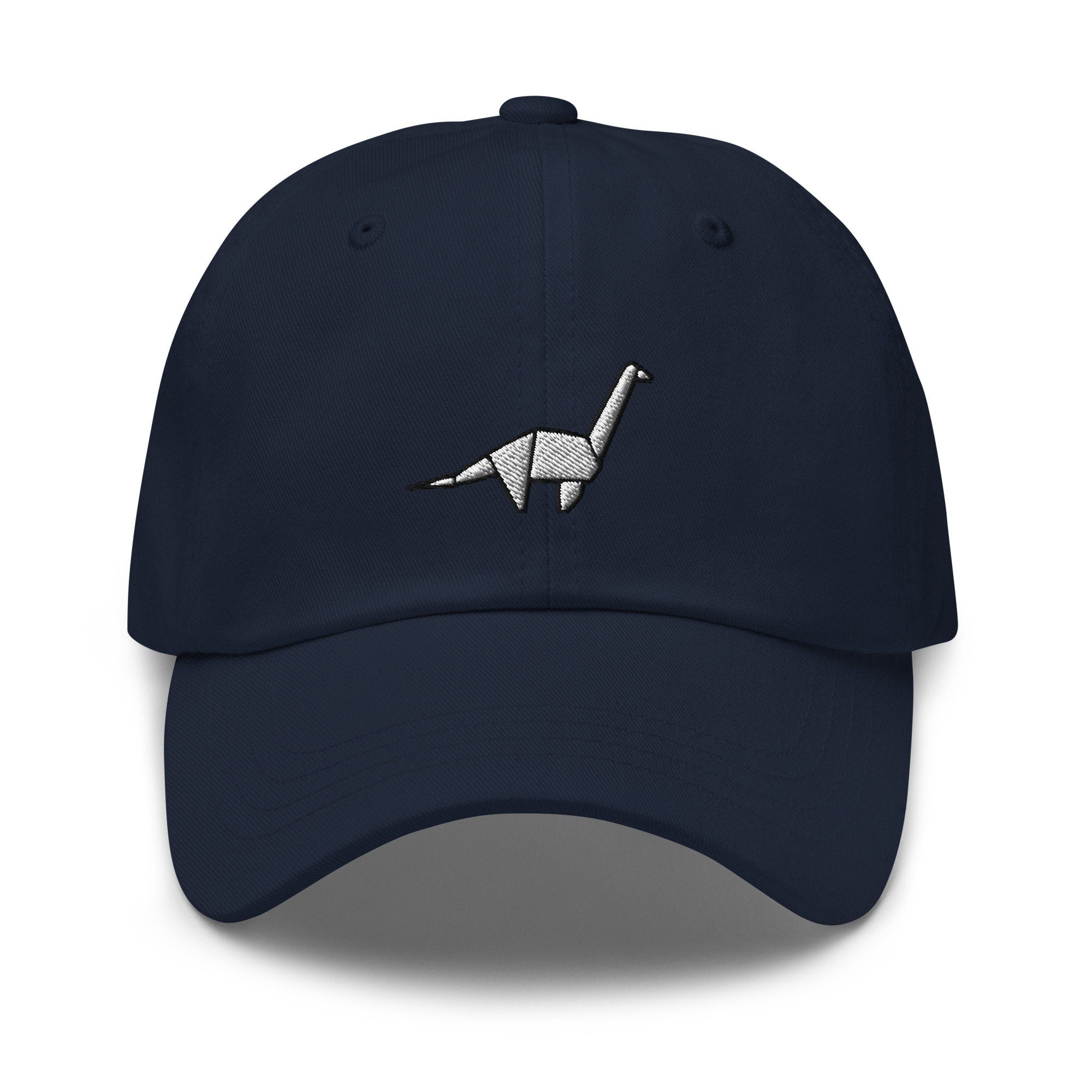 Origami Dinosaur Embroidered Dad Hat