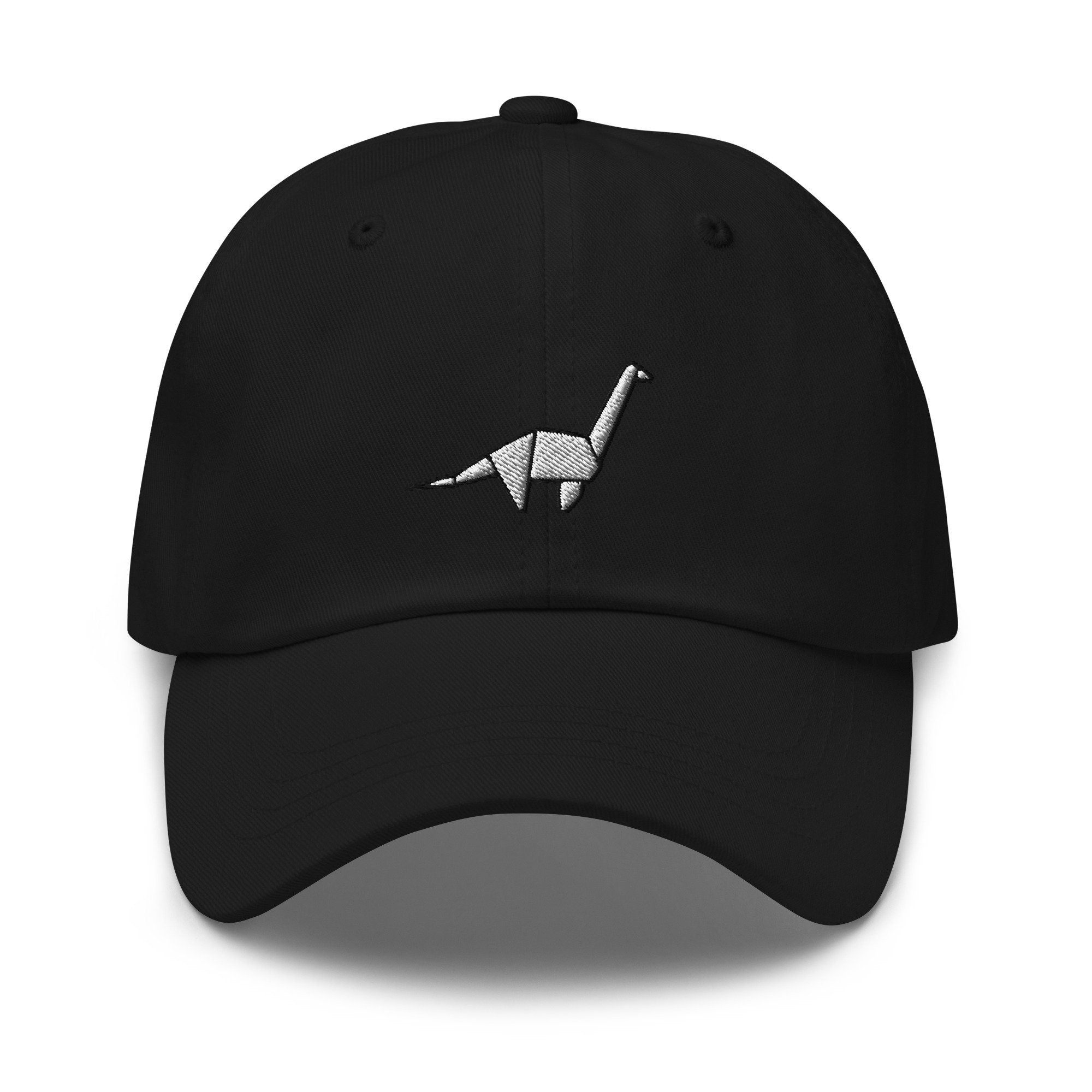 Origami Dinosaur Embroidered Dad Hat