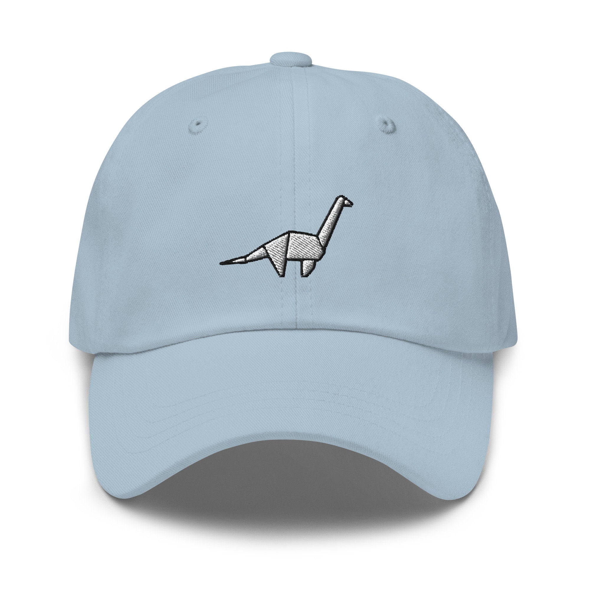 Origami Dinosaur Embroidered Dad Hat