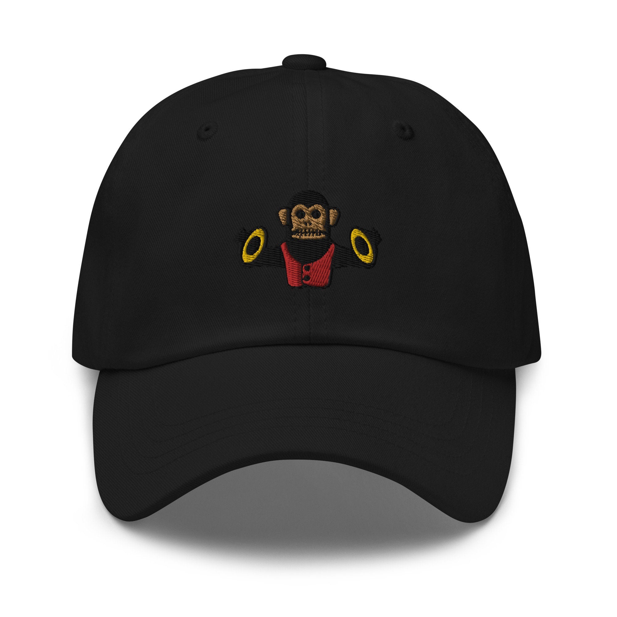Cymbal Monkey Embroidered Dad Hat