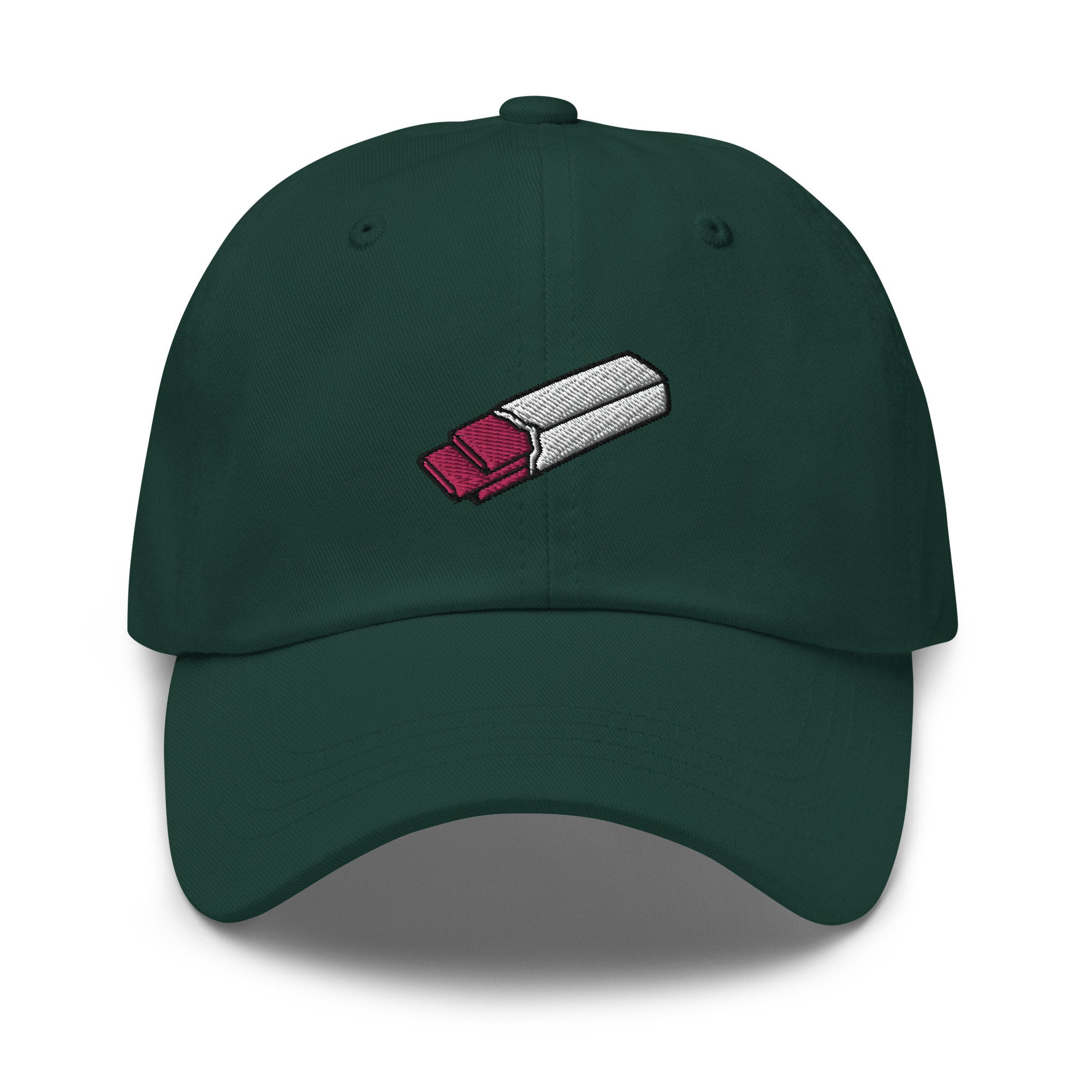 Bubble Gum Embroidered Dad Hat