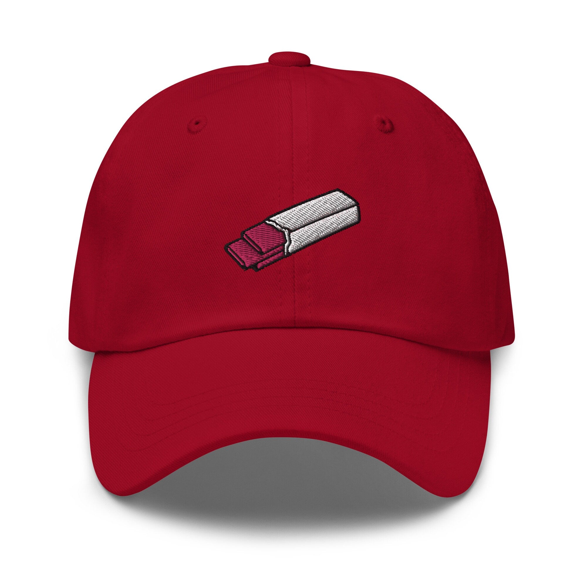 Bubble Gum Embroidered Dad Hat