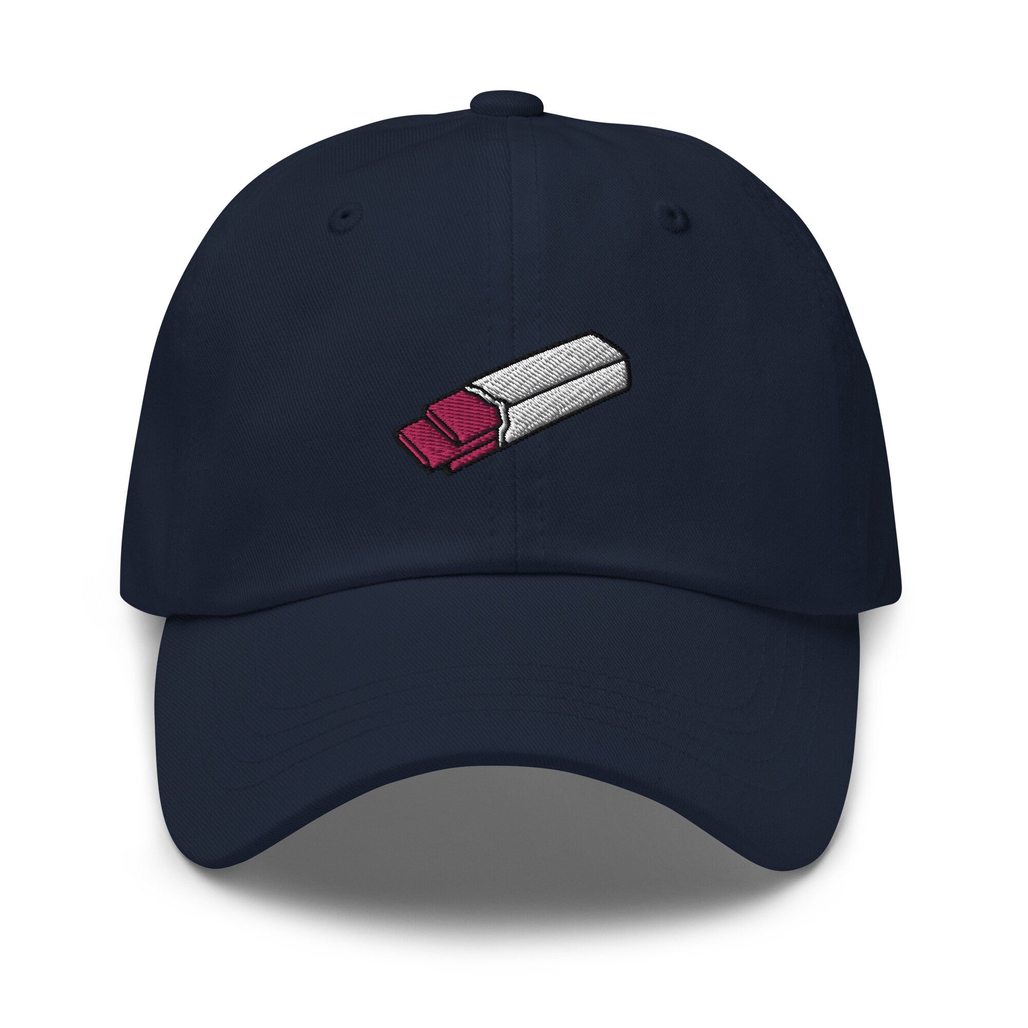 Bubble Gum Embroidered Dad Hat