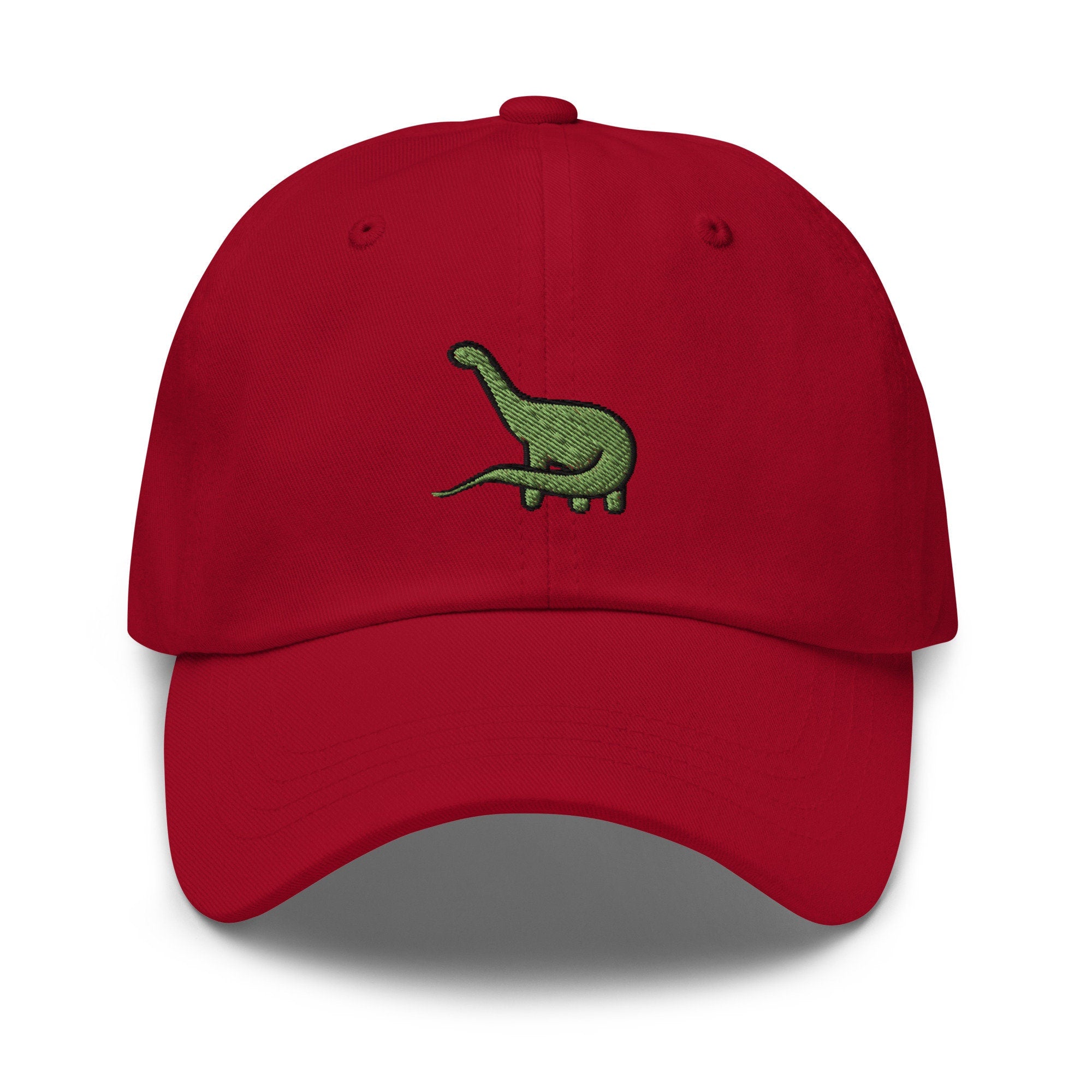 Brotosaurus Dinosaur Embroidered Dad Hat