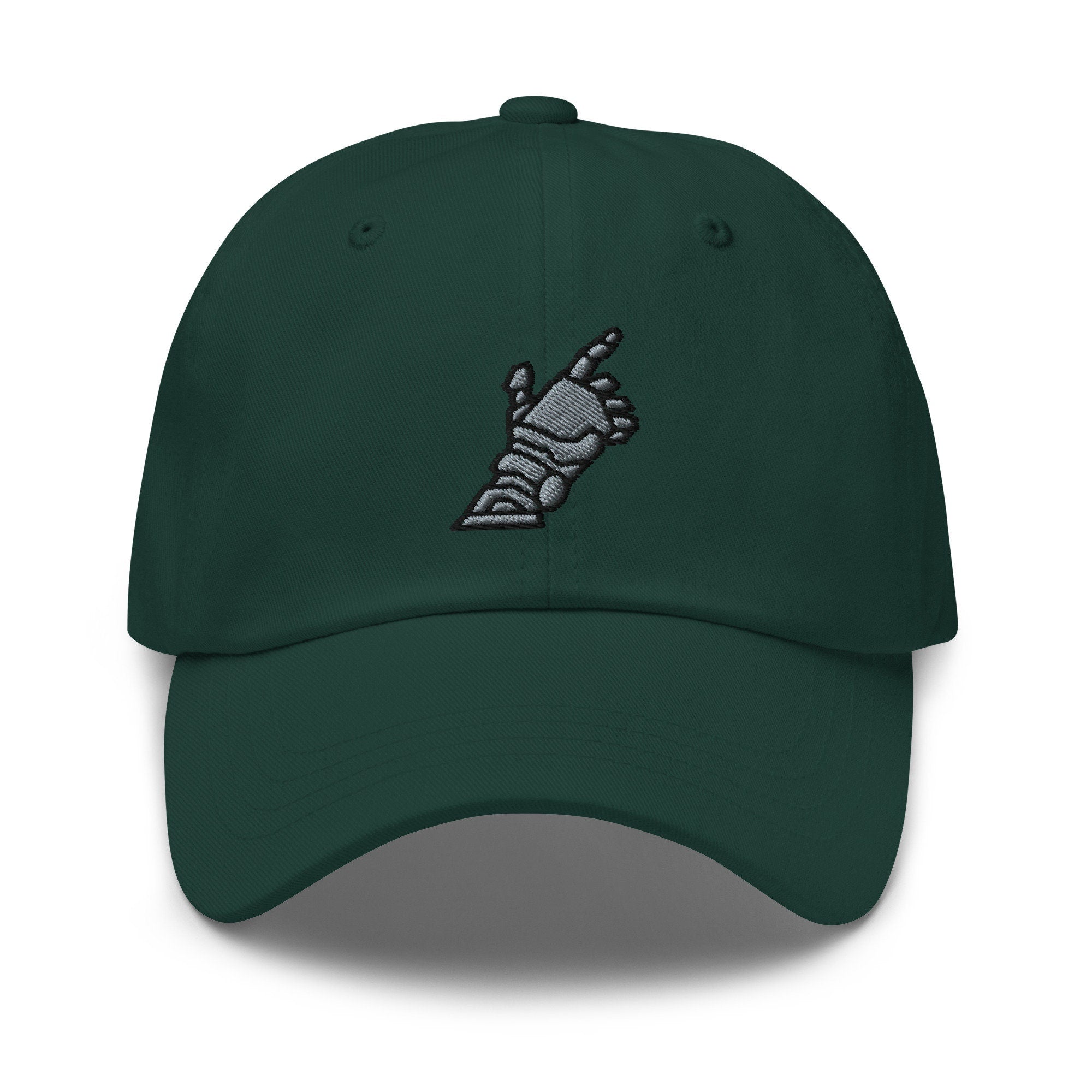 Robot Hand Embroidered Dad Hat