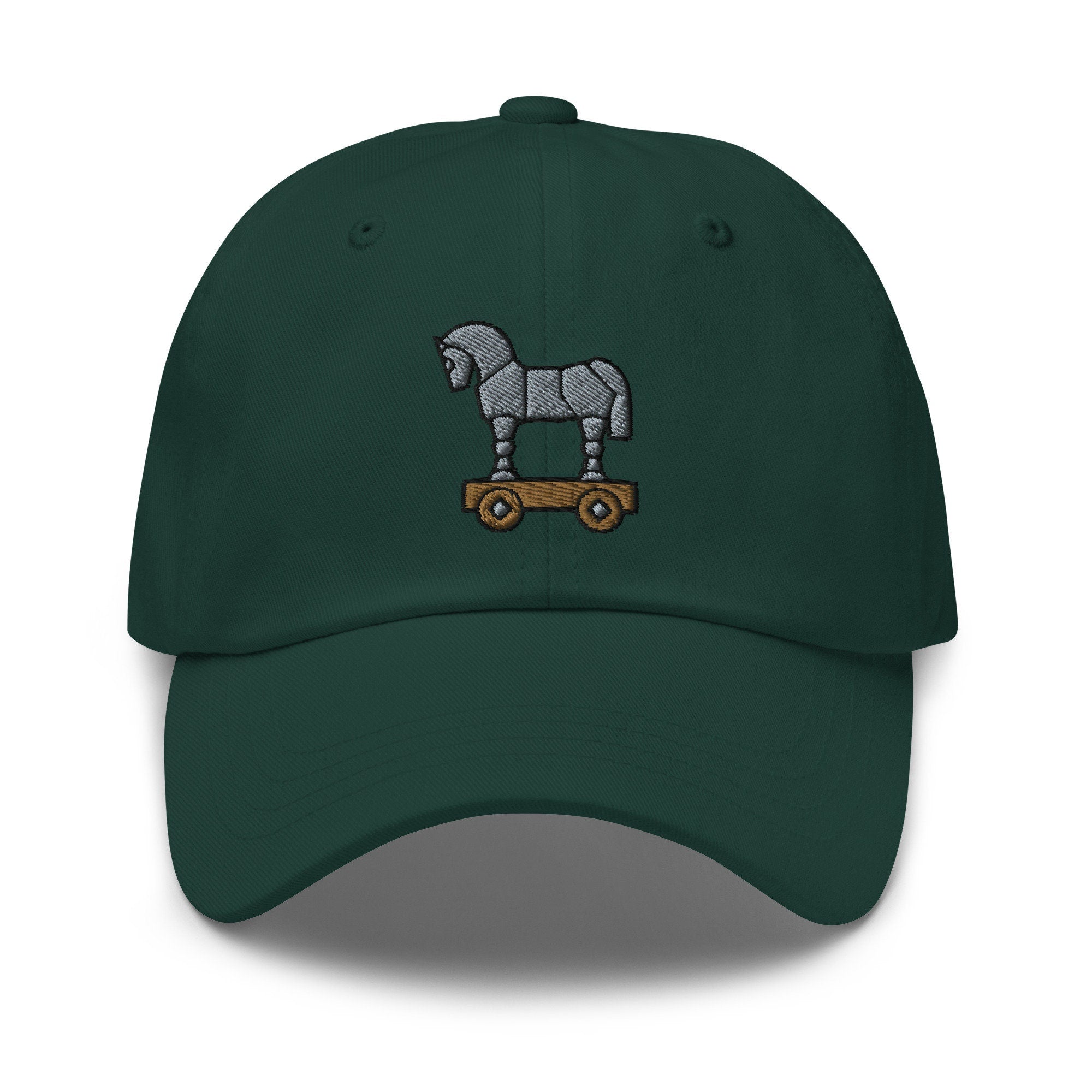 Trojan Horse Embroidered Dad Hat
