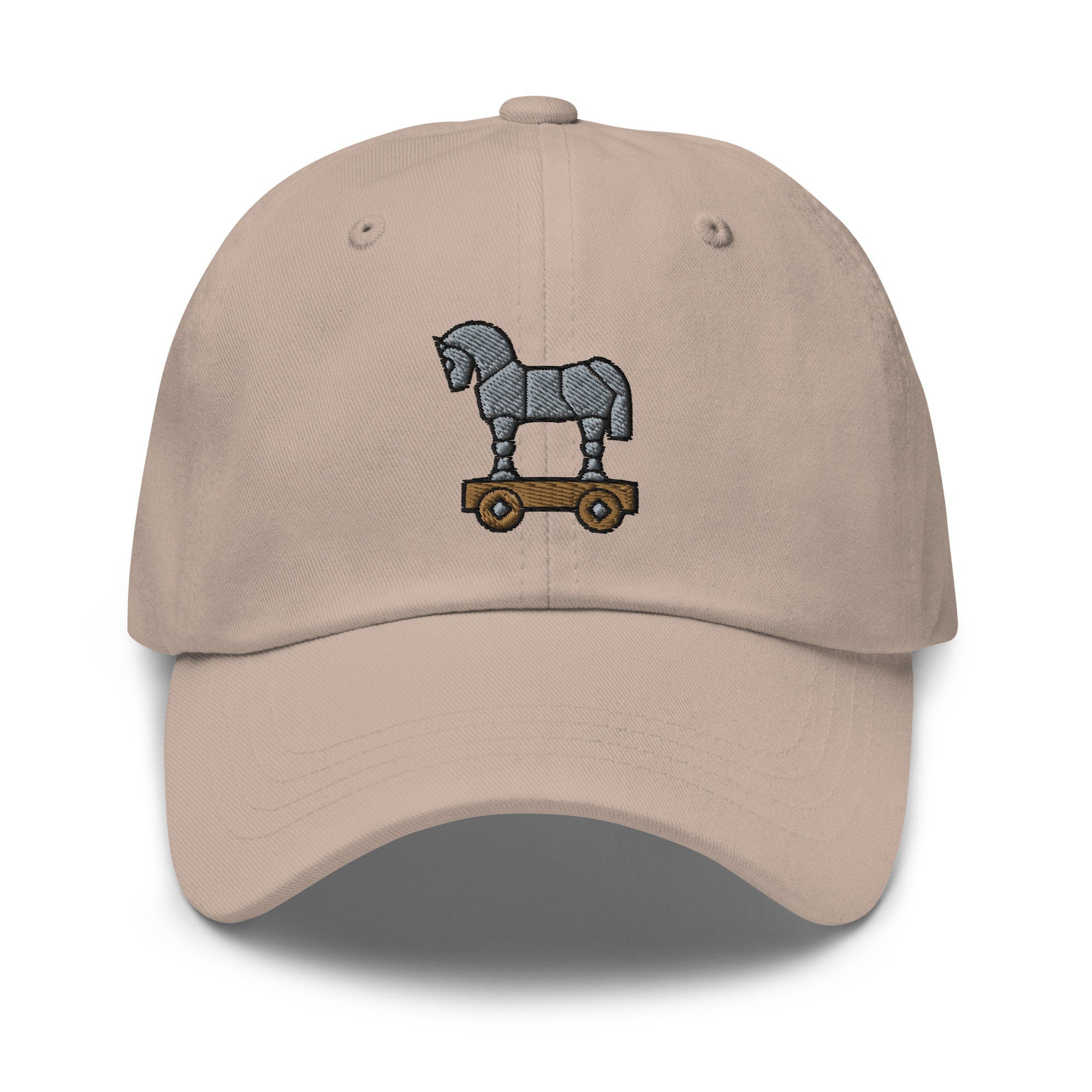 Trojan Horse Embroidered Dad Hat
