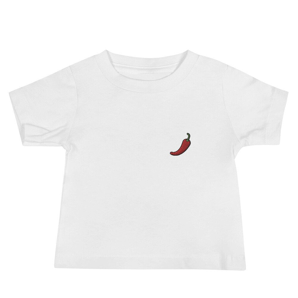 Chili Pepper Baby Jersey Short Sleeve Tee, Baby Shower T-Shirt Gift, Boys and Girls Shirt - Multiple Colors