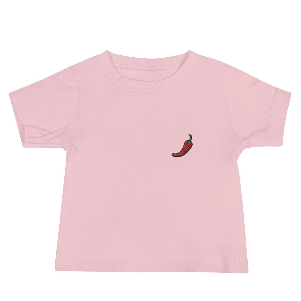 Chili Pepper Baby Jersey Short Sleeve Tee, Baby Shower T-Shirt Gift, Boys and Girls Shirt - Multiple Colors