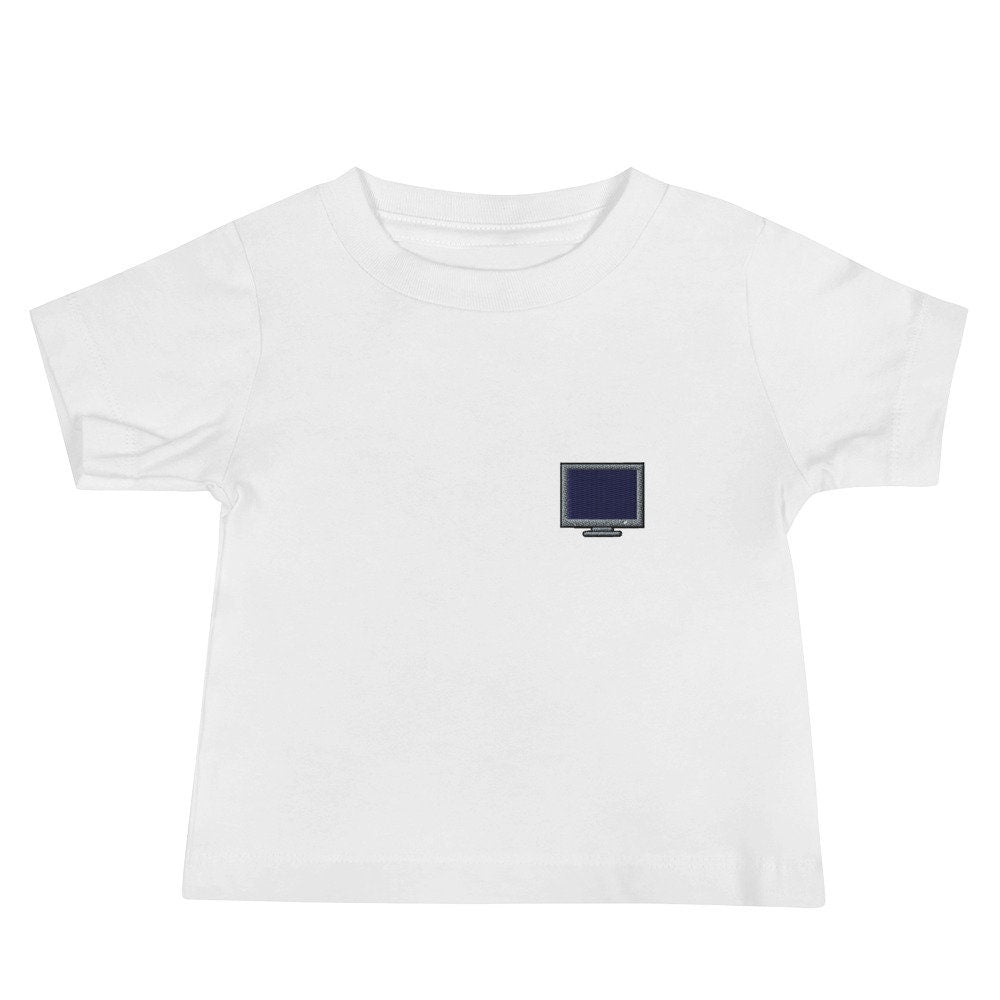Computer Monitor Baby Jersey Short Sleeve Tee, Baby Shower T-Shirt Gift, Boys and Girls Shirt - Multiple Colors