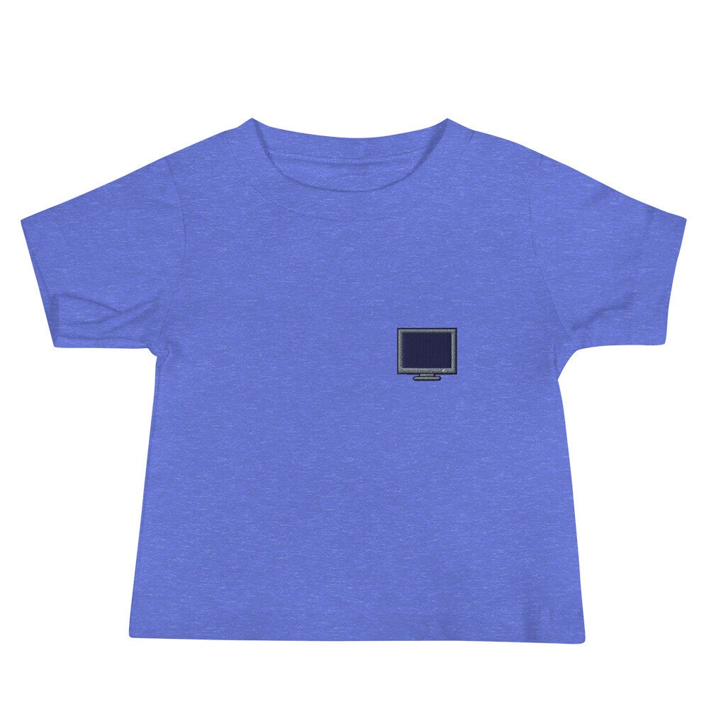 Computer Monitor Baby Jersey Short Sleeve Tee, Baby Shower T-Shirt Gift, Boys and Girls Shirt - Multiple Colors