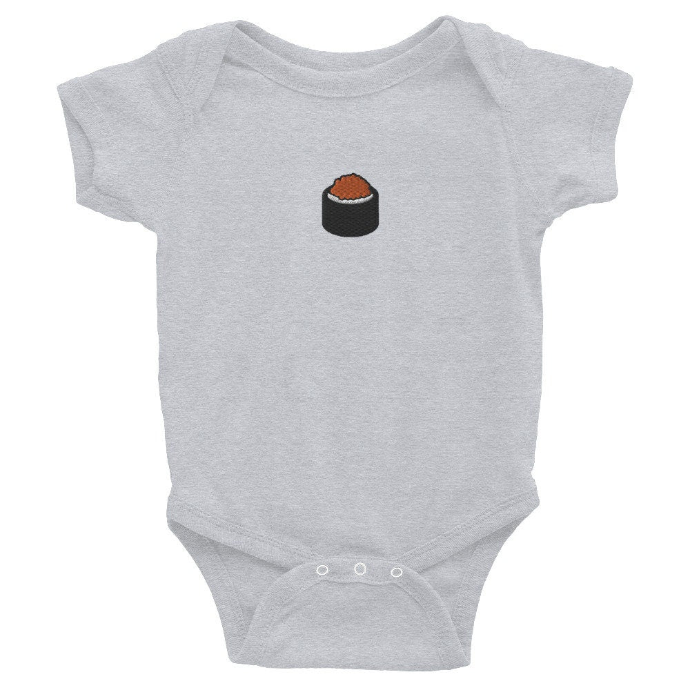 Sushi Infant Bodysuit, Baby Boy or Girl Onesie, Embroidered Baby Shower Gift - Multiple Colors