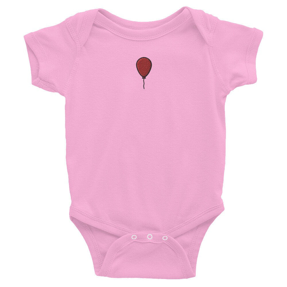 Balloon Infant Bodysuit, Baby Boy or Girl Onesie, Embroidered Baby Shower Gift - Multiple Colors