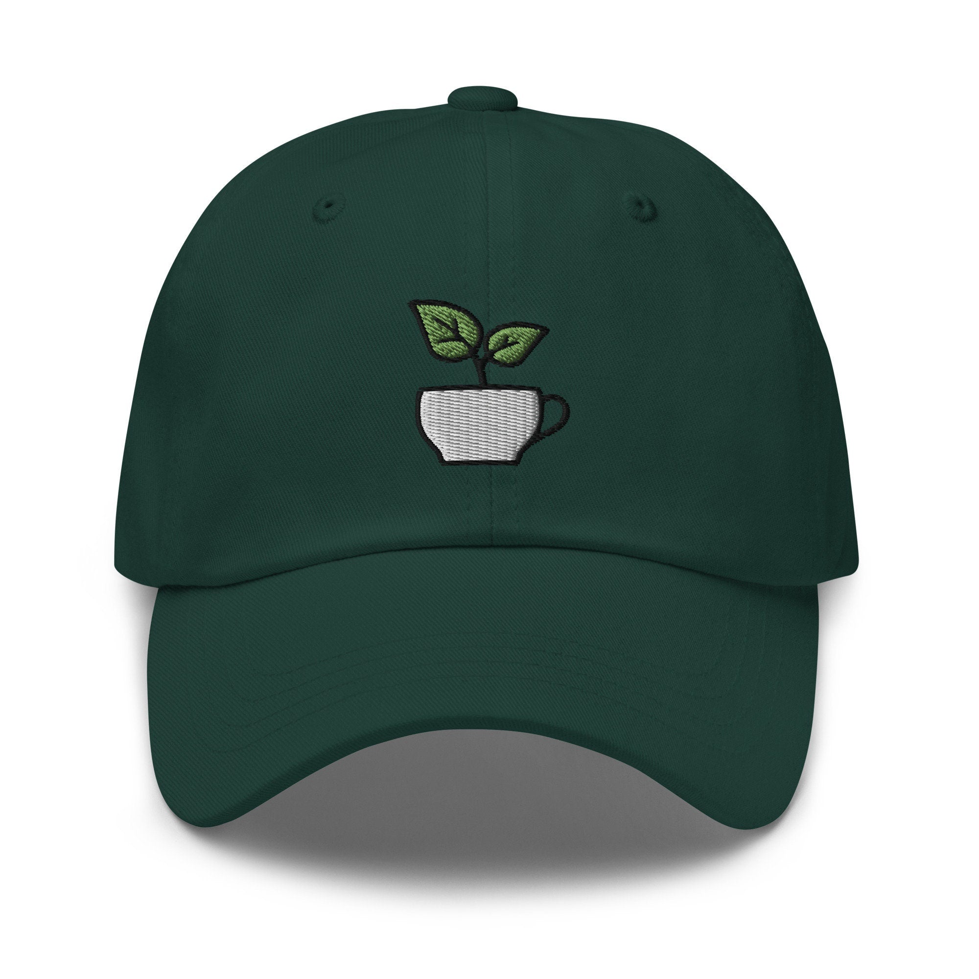Plant in Cup Embroidered Dad Hat