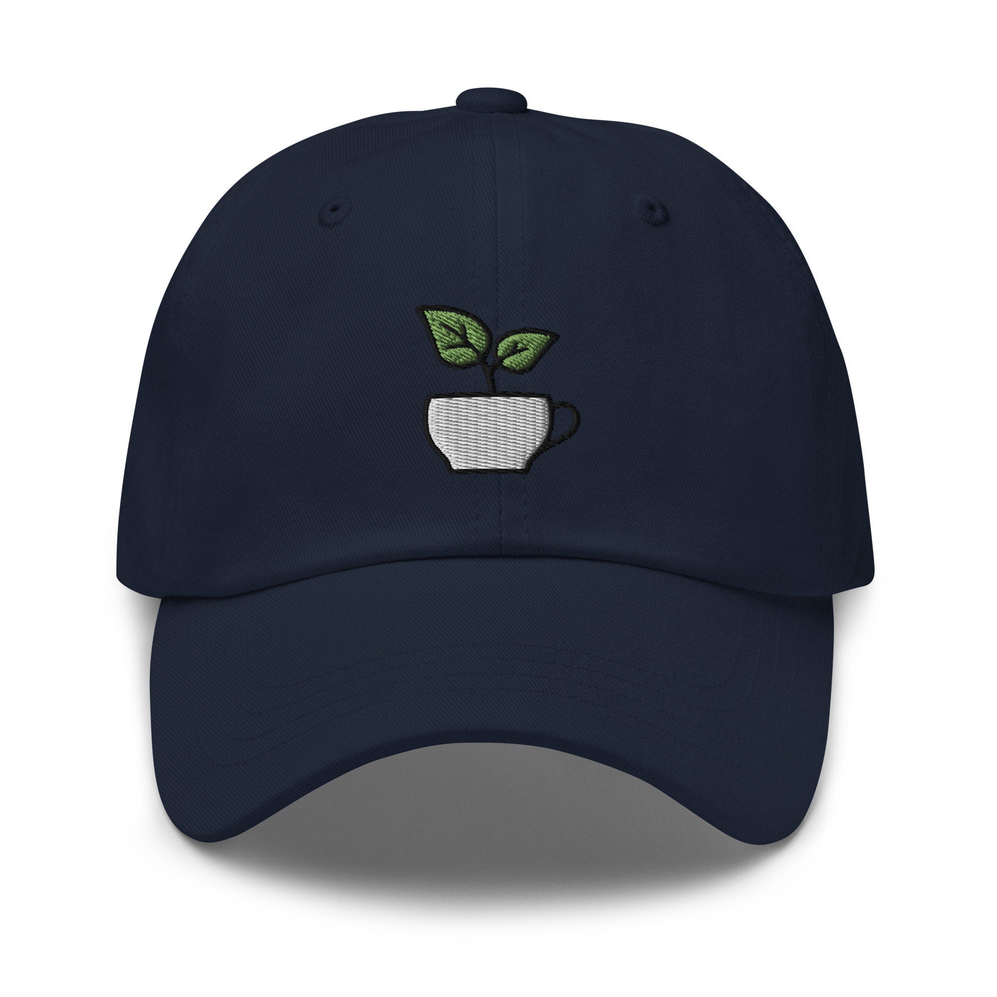 Plant in Cup Embroidered Dad Hat